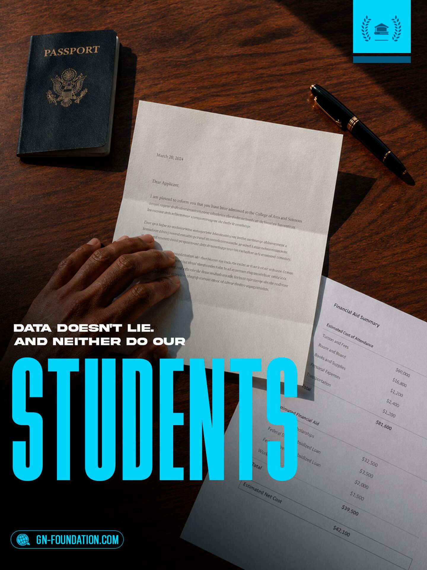 In 2025, with the right guidance, we opened doors that previously seemed closed. 👏
We at G&N, together with your donation, invested approximately U$4.000 in academic scholarships. This allowed underprivileged young people to enter universities and achieve the unprecedented feat in their families of studying abroad. This proves that success is not by chance, it is earned through merit and the will to make it work.📊
Want to understand how the scholarship process works and how you too can achieve it?
Visit us at https://www.gn-foundation.com/ 💻
———————————-
Em 2025, com a orientação certa, abrimos portas que antes pareciam fechadas. 👏
Nós da G&N, juntos com a sua doação, investimos cerca de U$ 4.000 em bolsas acadêmicas. Com isso, jovens menos favorecidos entraram em universidades e realizaram o feito inédito em suas famílias de estudar em uma universidade no exterior. Isso prova que o sucesso não é por acaso, é merecimento e vontade de fazer dar certo. 📊
Quer entender como funciona o processo de bolsas de estudo e como você também pode chegar lá?
Visite-nos em https://www.gn-foundation.com/ 💻
#GNFoundation #Data #Scholarship #University #Donation
