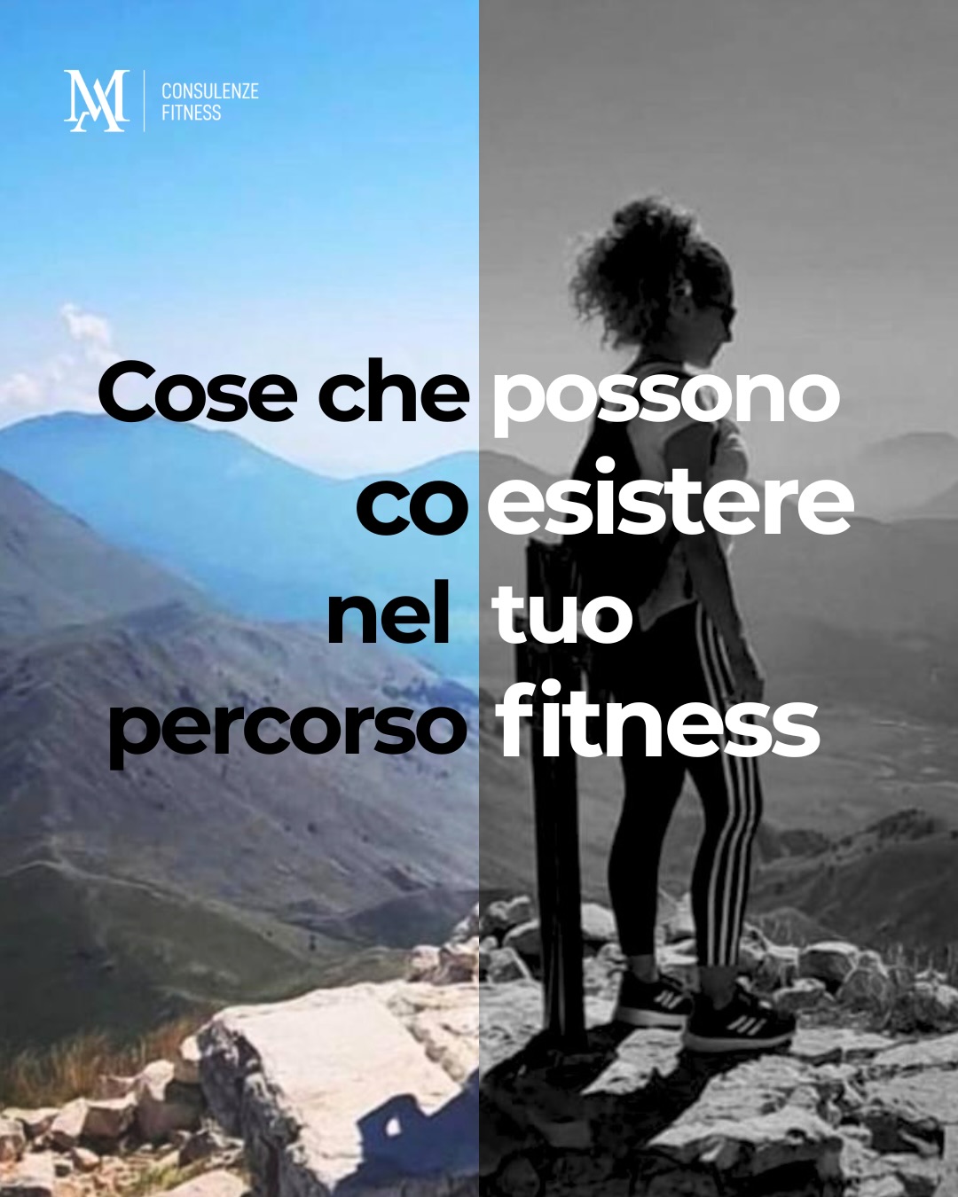 C’è una cosa che blocca più persone di qualsiasi dieta o scheda di allenamento: il “DEVO” ❌
Se mi alleno, allora NON DEVO saltare nemmeno un giorno.
Se mangio bene, allora NON DEVO sgarrare mai.
Ma la realtà è molto più complessa di così.
Spesso ci aggrappiamo a queste regole quando ci sentiamo persi, perché la rigidità ci dà un’illusione di controllo.
Il problema nasce quando quelle regole diventano una gabbia 🔗
Perché nella complessità umana, quasi nulla è davvero “A oppure B”.
Molto più spesso è “A + B”, in proporzioni diverse.
Pensa a chi inizia un percorso pieno di motivazione, poi dopo qualche settimana si sente stanco, salta un allenamento e pensa di aver mandato tutto all’aria.
Ma non ha fallito!
La realtà è che dentro di lui convivevano due cose:
👉 la stanchezza
👉 il desiderio sincero di stare meglio
Ha semplicemente ascoltato più una voce dell’altra.
Il punto non è se sia “giusto” o “sbagliato” sentirsi in un certo modo.
La vera domanda è: a quale voce scegli di dare attenzione ogni giorno? ❤️