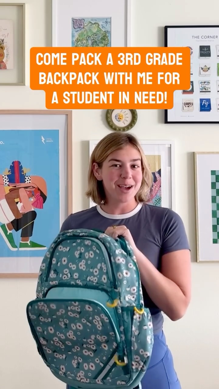 Who remembers 3rd grade?! 🙋♀️🙋♂️🙋🏻
Help us fill a backpack with school supplies for a 3rd grade student in need! Backpack Buddies is a Virginia nonprofit that provides packed backpacks to 1,000+ kids each year! Founded by 9 year old Lucia Hoerr in 2010!
#backpackbuddiesva #backpackbuddies #supportstudents #backtoshool #communityimpact