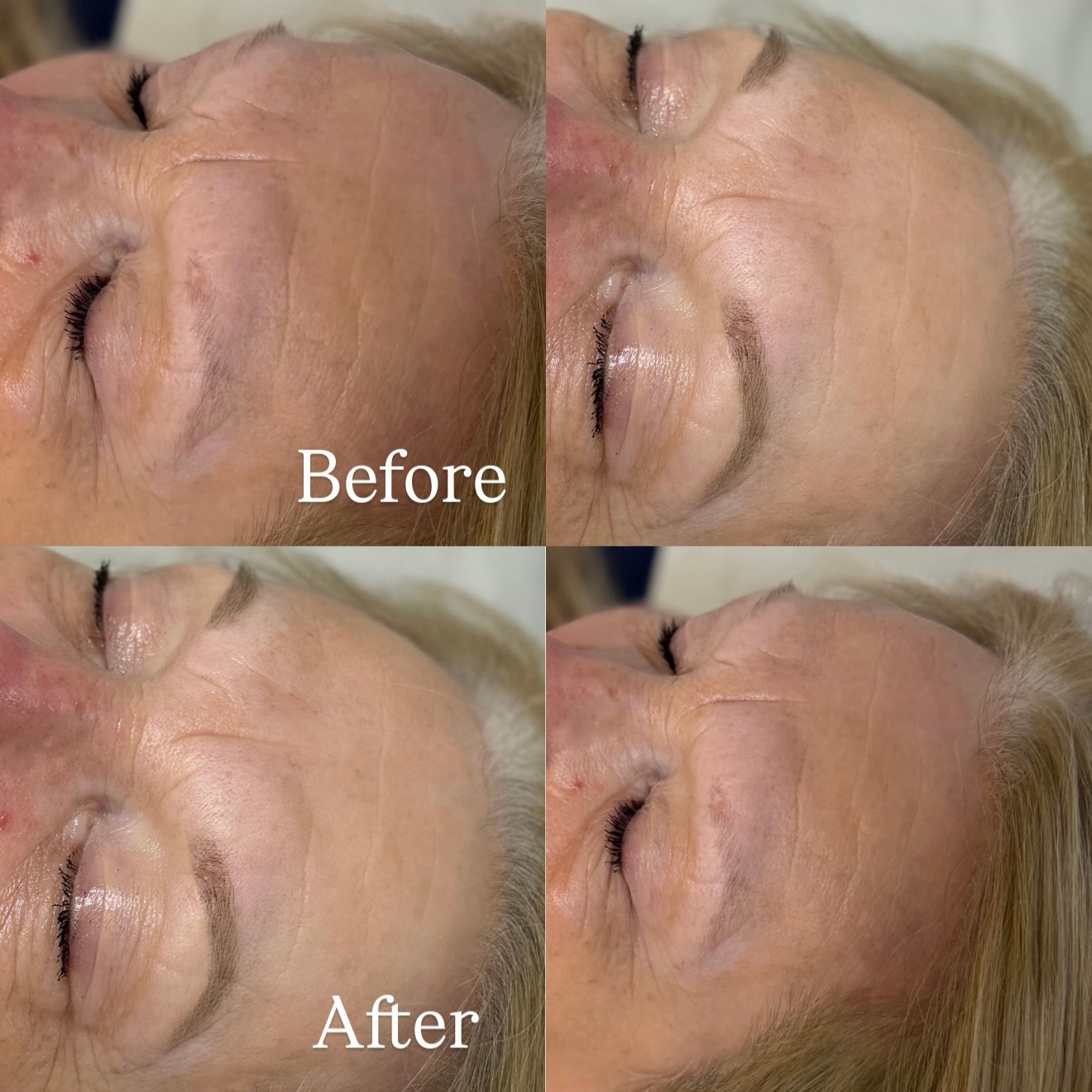 Creating a more defined #brow with our hybrid tint 😍