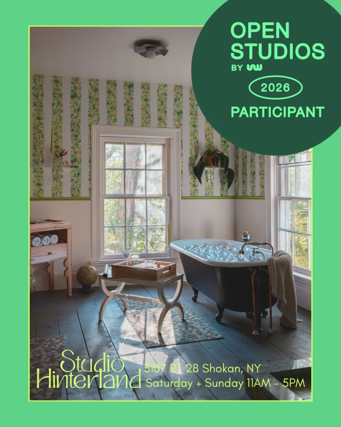 Studio Hinterland is opening its doors for this year’s @upstateartweekend Open Studio! Join us NEXT Saturday (5.16) and Sunday (5.17) 11–5pm.
✨
Visit our Shokan showroom to meet our designers, explore our collection of beautiful objects, and chat about your next home improvement project. We'd love to help!
✨
Sunday Only: don’t miss our “Curated Crap” yard sale—a well-appointed assortment of home goods, finishing materials, fabric, wallpaper, hardware, and more. Come ready to dig a little—you might just find the missing piece your current DIY desperately needs! Or some other yet to be discovered treasure.
✨
Studio Hinterland in a women-lead design + build collective offering a full range of interiors services and endless customization opportunities. We can't wait to show you around Hinterland!