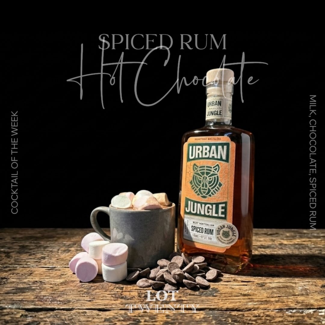 Lot Twenty Cocktail of the Week
Cocktail of the Week šø
*SPICED RUM HOT CHOCOLATE*
Hereās whatās in it ā
- Milk
- Chocolate
- @urbanjunglespiritsco Spiced Rum
Have you checked out upcomingĀ events yet? Tickets are on sale now for upcoming dates; Cocktail Classes, Reds & Dumplings, Mulled Wine, Spicy Margs & Tacos and moreā¦
Donāt miss out ā grab your tickets today! šļø šļø
#seeyouintwenty