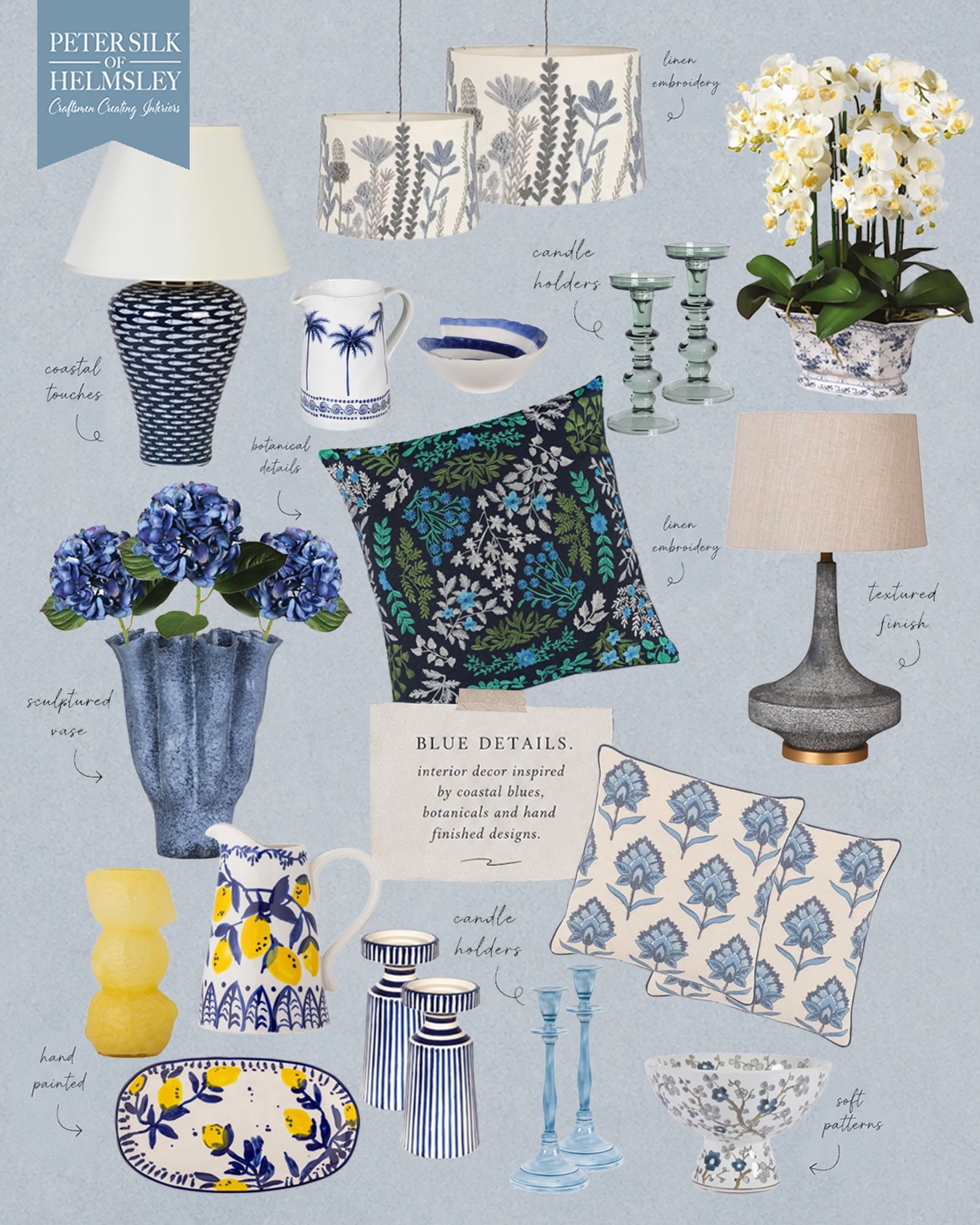 A little look at our favourite blue pieces in the showroom at the moment 💙
Beautiful lamps & shades, hand painted ceramics, embroidered linen cushions and much more timeless pieces!
Pop in and see us before they’re all gone ✨
#bluedecor #blueaesthetic #bluemood #blueinteriors #blueaccessories