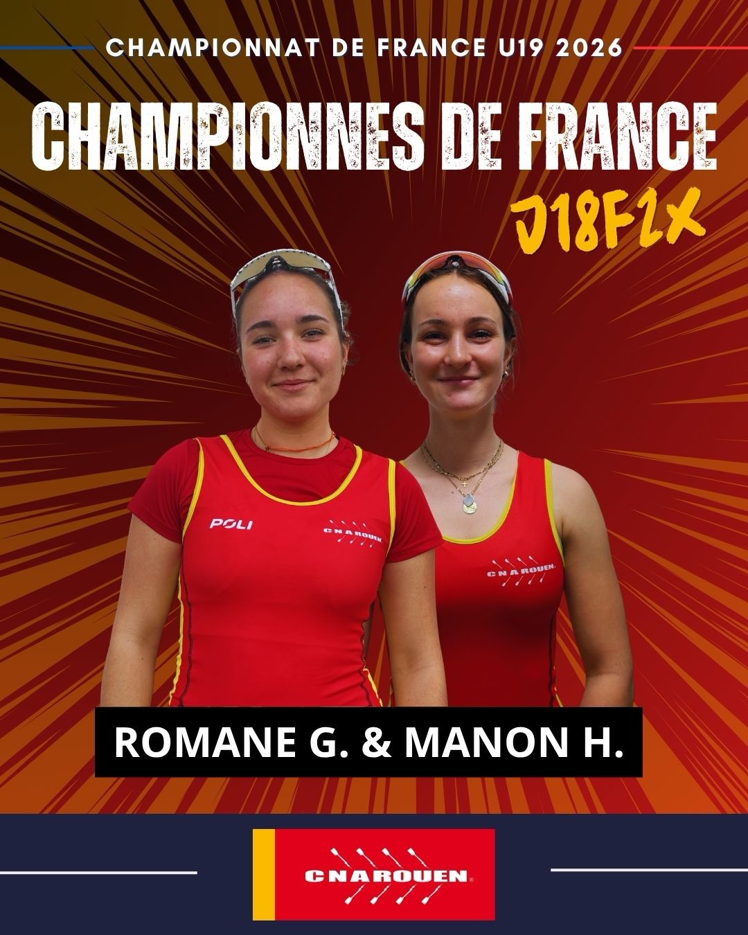 Romane et Manon, Championnes de France 2026 🏆