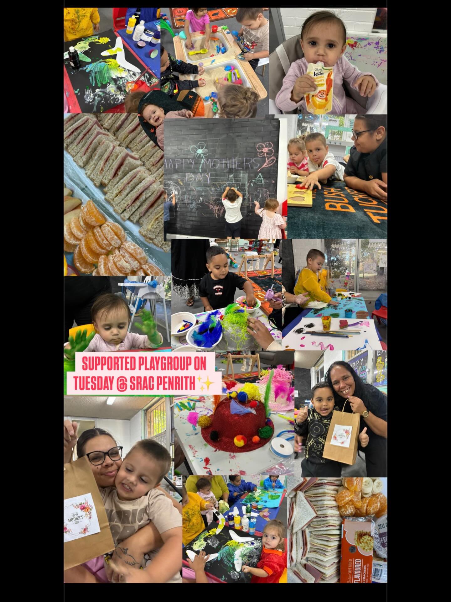 Every Tuesday from 10am–12pm at Sydney Region Aboriginal Corporation Penrith, we run our Supported Playgroup for families and little ones 🧸🌈🎨
We provide a healthy morning tea, fresh fruit, and healthy juice for everyone to enjoy 🍎🍌🧃
Transport can also be arranged for families who may need support getting there 🚗💛
For more information or to organise transport, please contact our team at SRAC on 02 4721 1536 ☀️🫶