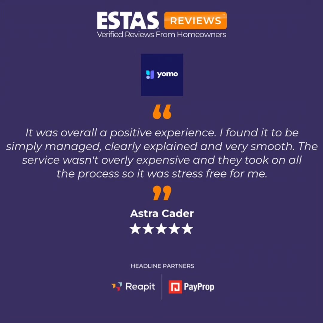 A benefit of using the team @yomofinance is that we take on the process for you, we'll liaise with lender and solicitor on your behalf so you do not need too! ⭐️⭐️⭐️⭐️⭐️