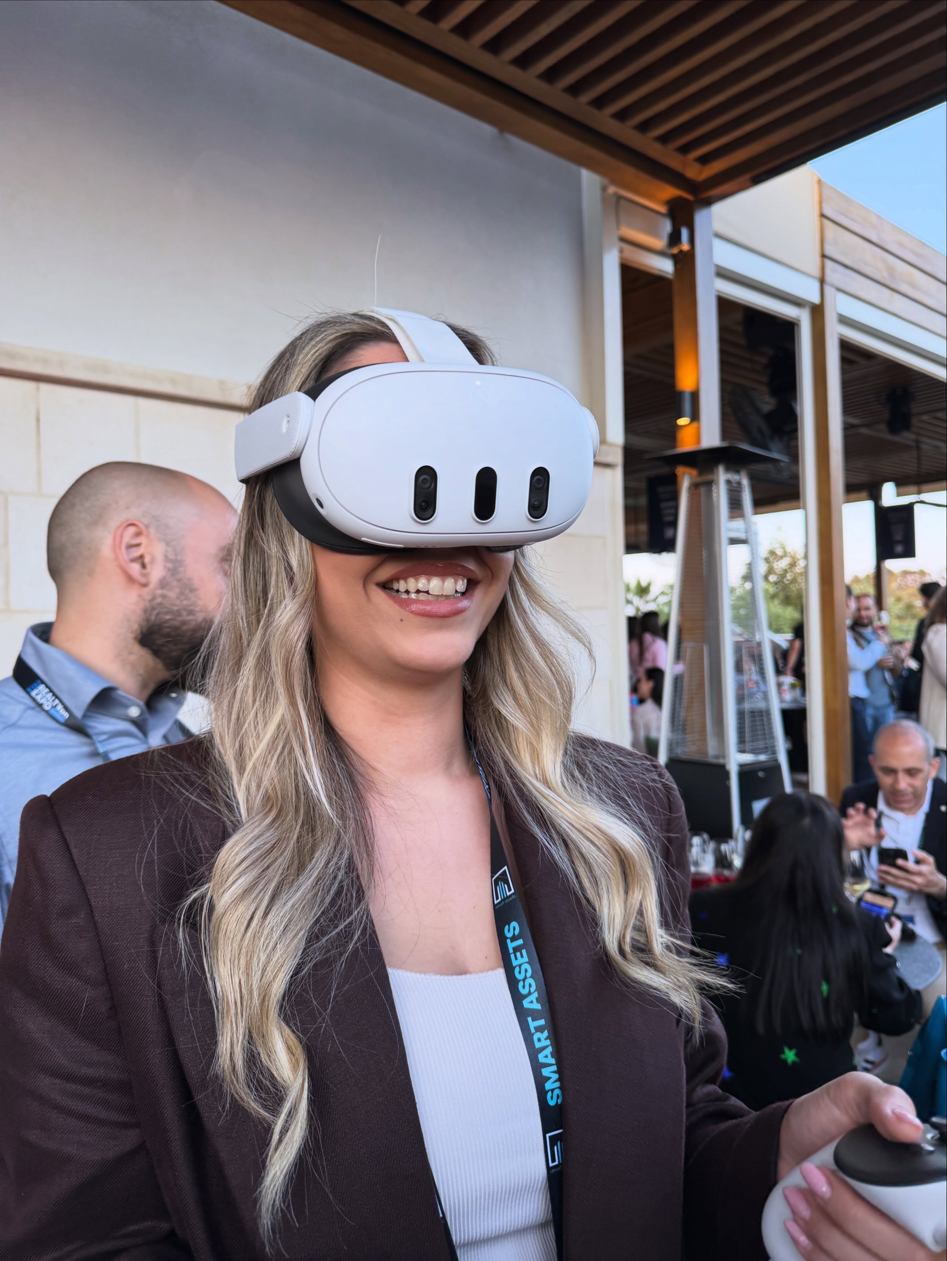 We got a few shocks and lots of smiles from some amazing people at the @realtyonexpo.cy this year. Our new VR demo tailored for Real Estate sales and marketing strategies is here ready for action!
Reach out to us to find out more at info@smokingmirrors.xyz
#virtualreality #realtyonexpo #realestate #newtechnology