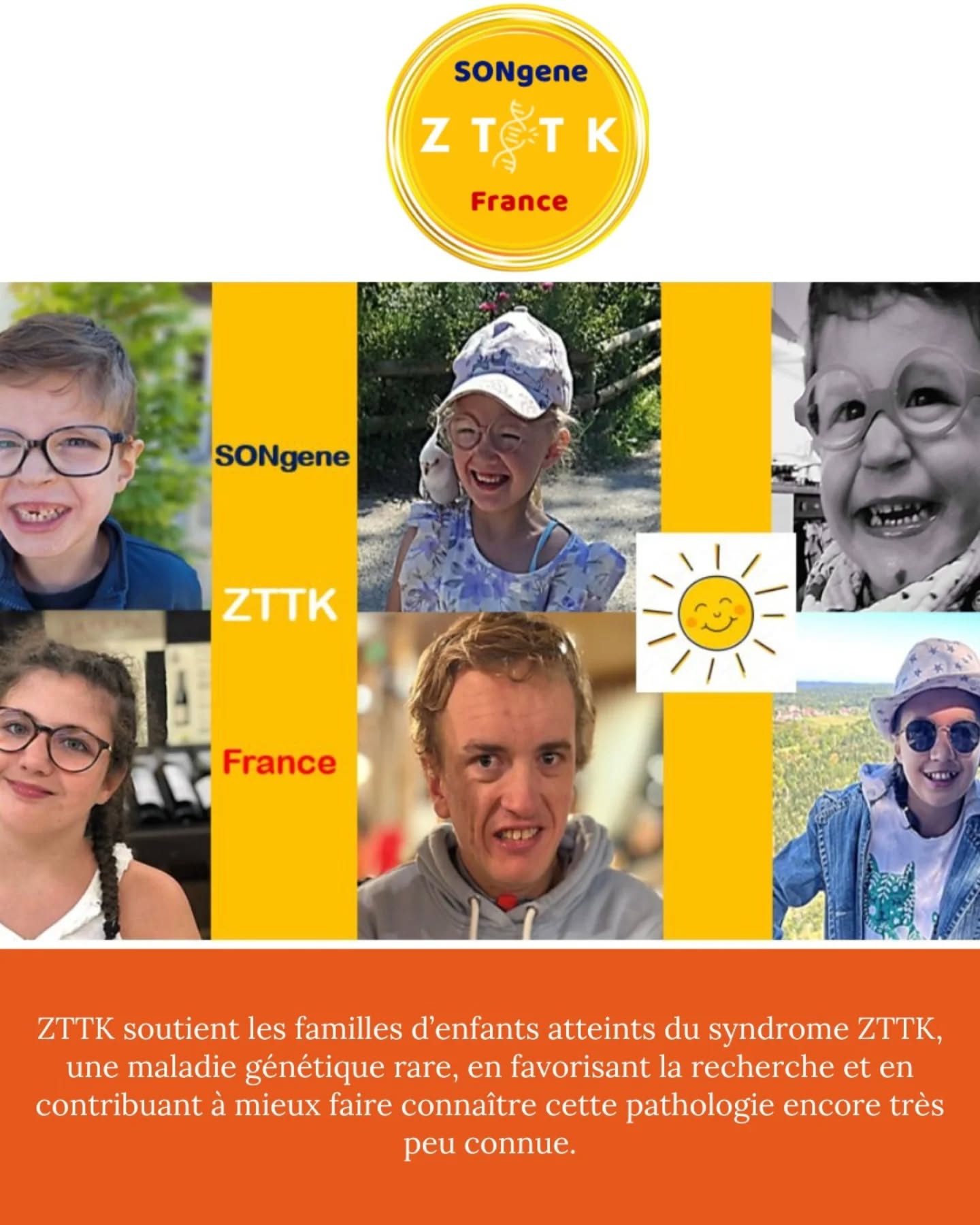 Certains combats sont rares… mais ils méritent toute notre lumière. Cette année, l’intégralité des fonds collectés sera reversée aux trois associations engagées.
Aujourd'hui, focus sur ZTTK France 💛
ZTTK soutient les familles d’enfants atteints du syndrome ZTTK, une maladie génétique orpheline extrêmement rare.
Les fonds permettront de soutenir cette association de parents engagés pour :
🧩 Rompre l’isolement et créer du lien entre familles.
🧩 Sensibiliser le grand public.
🧩 Encourager la recherche.
Parce qu’aucun parent ne devrait traverser cela seul. Parce que chaque enfant mérite espoir et visibilité.
🏃 Le 14 juin 2026, courons aussi pour eux.
🎟 Inscriptions ouvertes - lien en bio
#LesFouleesDeBeauregard #Handicap #ZTTK #Solidarité
