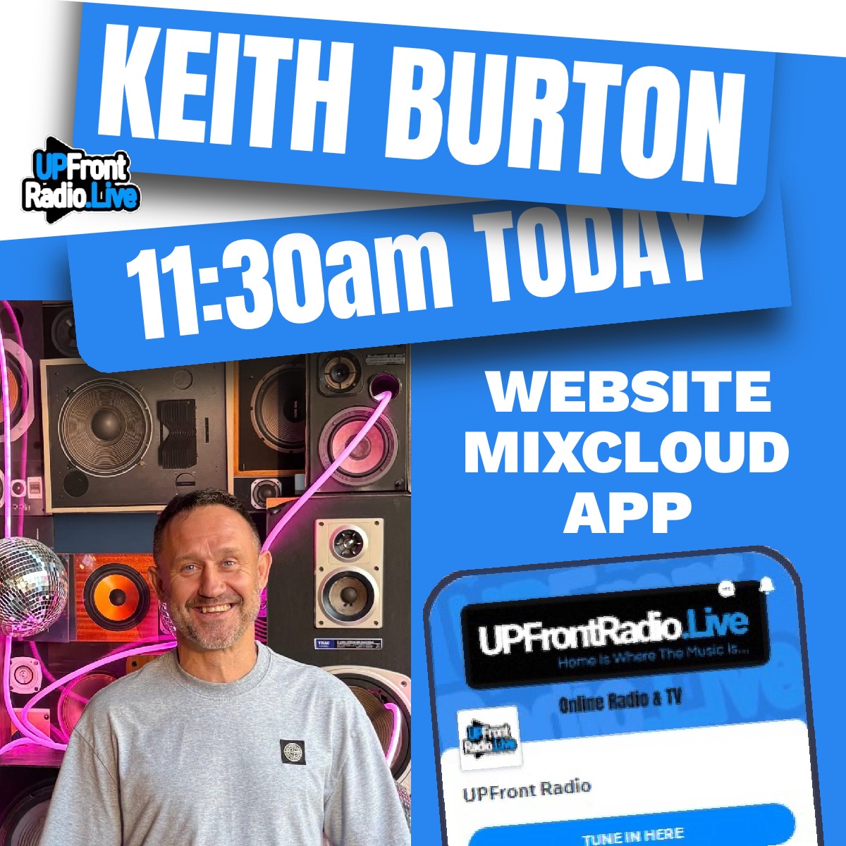 @dj_keith_burton Live from Oz this morning from 11:30. House Music at its finest, for the people around the world π π π πΆ
.
#Website #Mixcloud #App #House #Listen
