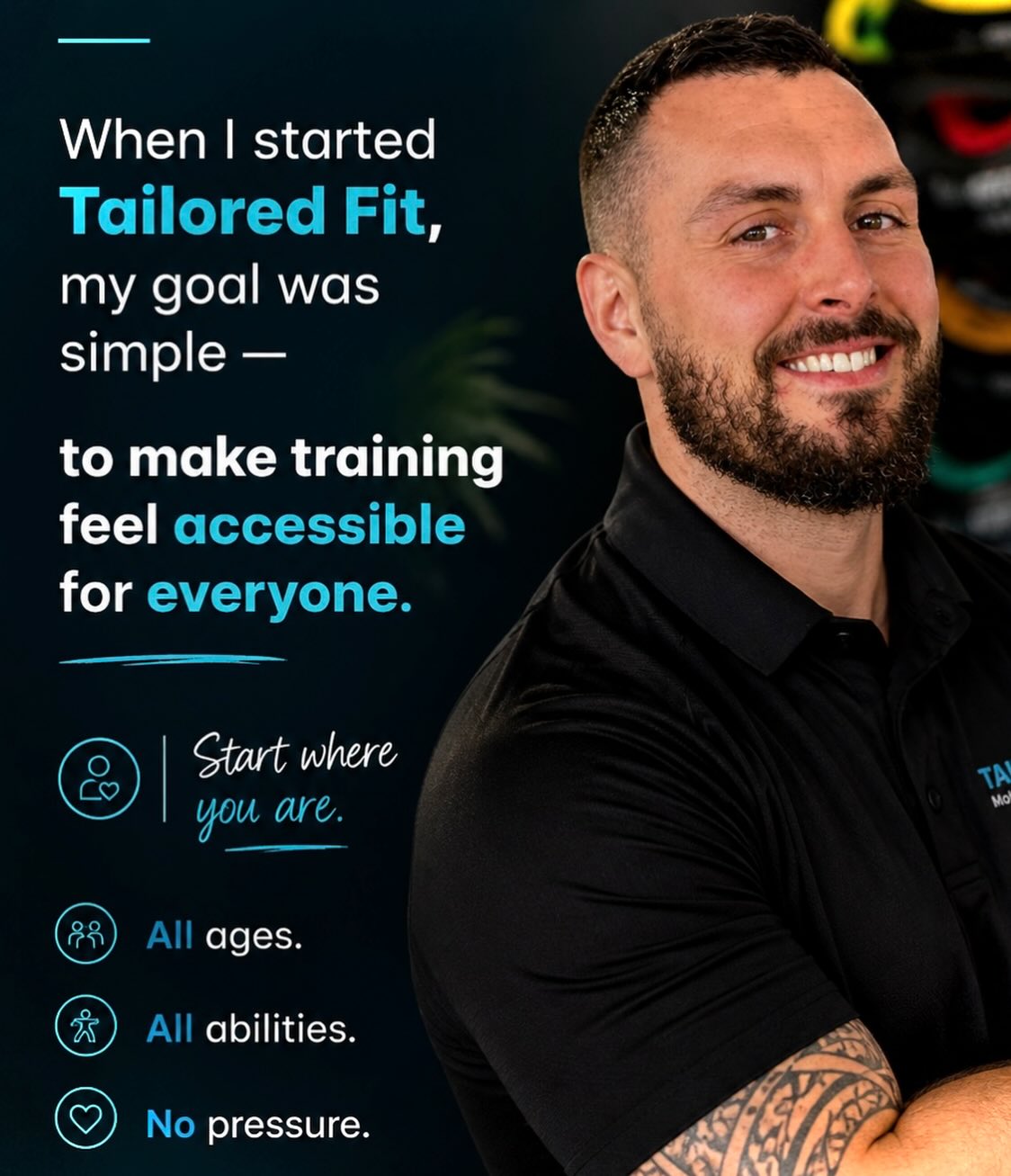 Most people don’t need a harder start.
They need the right one.
Tailored Fit was built to make training feel approachable, supportive and realistic whether you’re completely new to exercise or getting back into it after time away.
Start where you are. We build from there. All ages, all abilities.
#tailoredfit #telfordpt