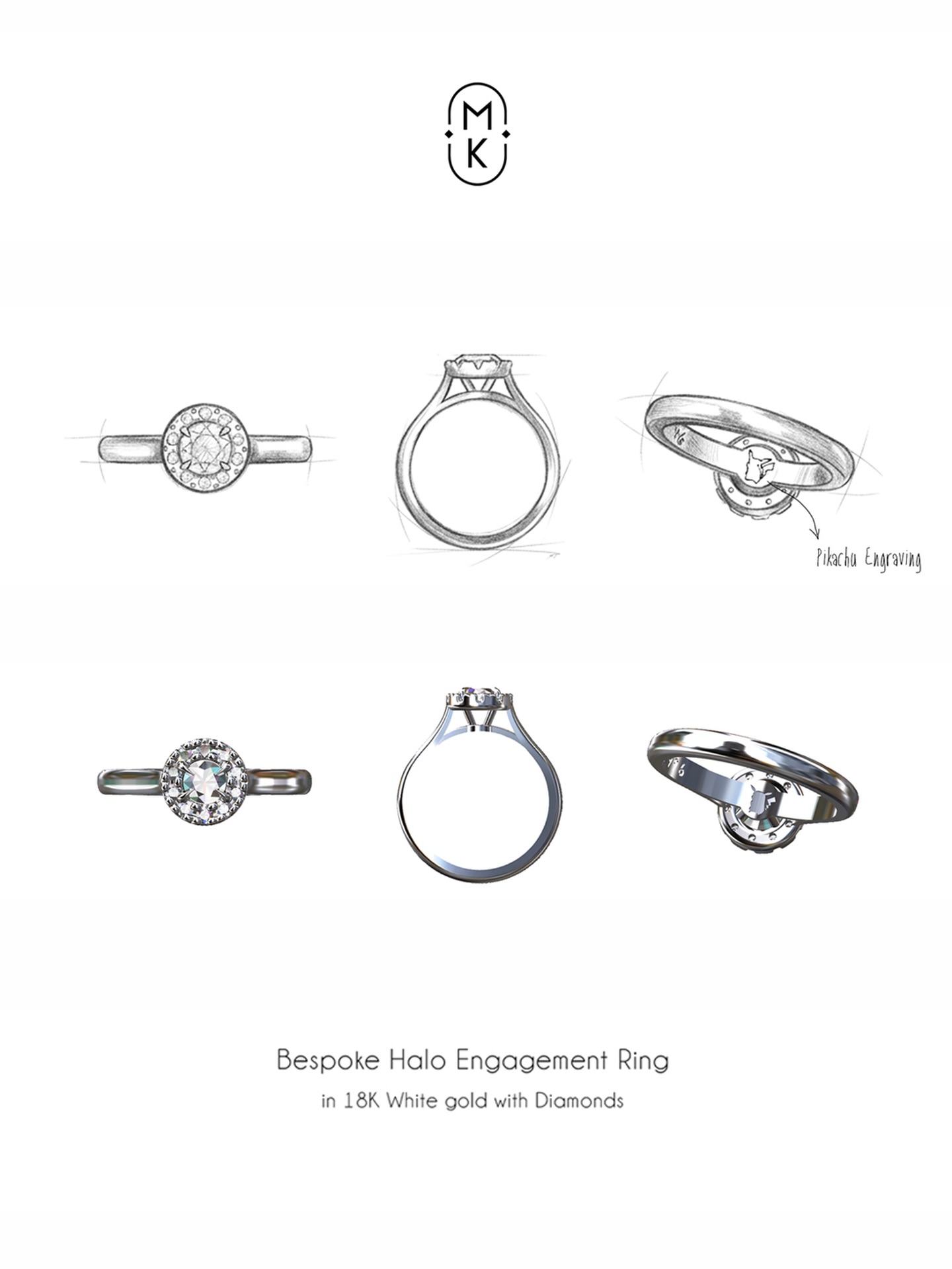 A sketch created for the connoisseurs who understands that true luxury lies in the details ✏️ Experience the MK bespoke journey, where your story becomes an heirloom.
#mkfinejewelry #bespokecreations #custommadejewelry #engagementring #jewelrydesigner