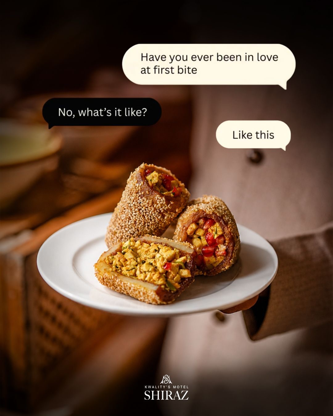 They say you can’t describe love, but we think these slides do a pretty good job. From the first savory bite to that final sweet spoonful, every dish at Kwality’s Motel Shiraz is a love letter to your senses. 🥂
Fine Dining, Food Photography, Aesthetic Food, Gourmet Experience, Foodie Paradise, Luxury Dining, Culinary Art.