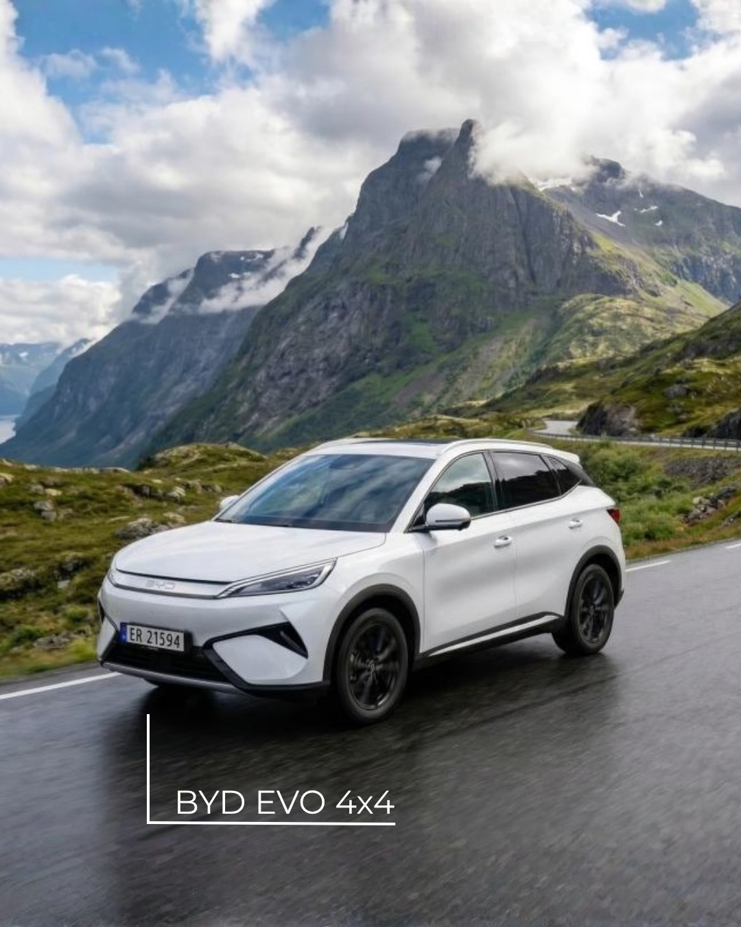 Komfort, plass og kjøreglede: akkurat det har BYD EVO 4x4 😍 Med god rekkevidde, firehjulstrekk og masse utstyr kan du nyte hver eneste tur!
I tillegg får du nå:
2.99% kampanjerente eller gratis vinterhjul* 😍 Her får du mye bil for pengene. Sjekk ut kampanjen på starbil.no 🌟