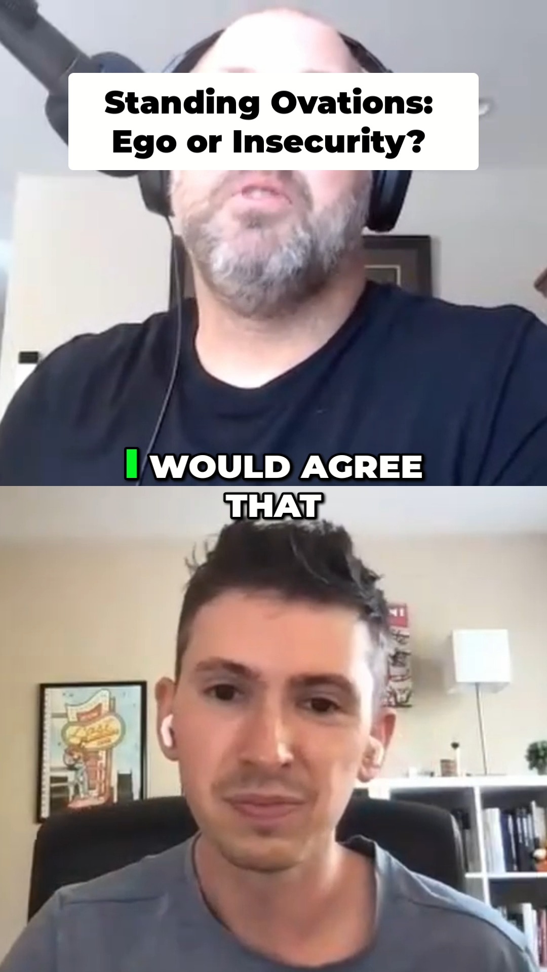 Is asking for a standing ovation an ego thing or a lack of confidence? Listen to the full podcast episode 33 on your favorite podcast platform.