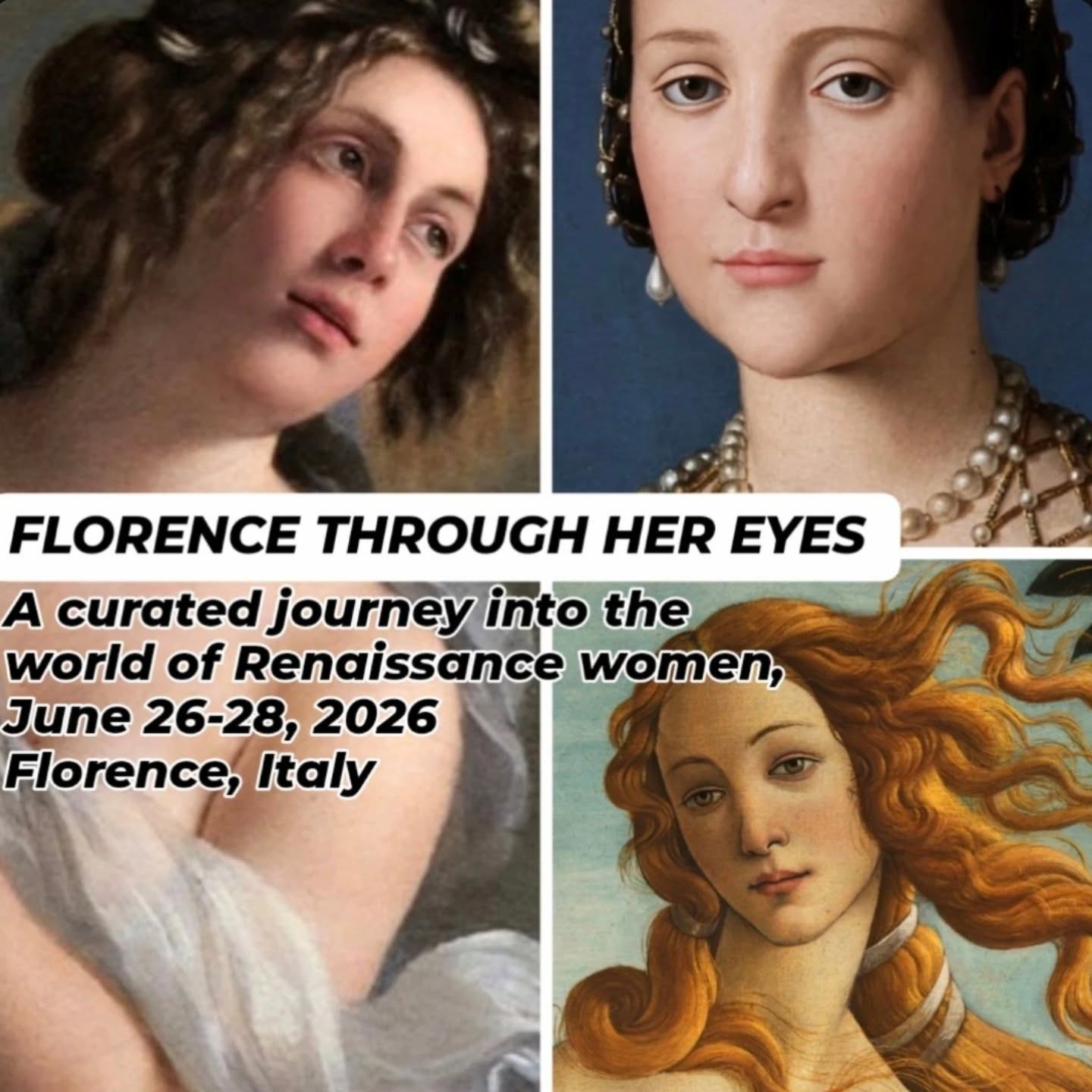 A few spots remain for this bespoke journey into the world of Renaissance women, with the ultimate expert @profjillburke!
Step into the world of the Renaissance — not as a tourist, but as a woman of Florence.
Inspired by Jill Burke's bestselling book "How to Be a Renaissance Woman," this immersive experience invites women to gather in Florence for a journey through art, history, friendship, and the senses.
Together, we will open the doors of hidden archives and private palazzi, walk the same streets Renaissance women once walked, and discover what their world truly felt like — from beauty rituals and daily life to food, creativity, and conversation.
This is not a traditional tour.
It is an experience of living history.
✨ Wander through secret spaces rarely seen by visitors
✨ Learn the stories of remarkable Renaissance women
✨ Share meaningful time with like-minded women from around the world
✨ Cook and dine together over an authentic Renaissance feast with @emikodavies
✨ Experience Florence through taste, touch, scent, art, and ritual
For one special weekend from June 26-28th, Florence becomes our classroom, our kitchen, and our inspiration.
Come curious.
Leave transformed.
In Florence, this June only! ✨