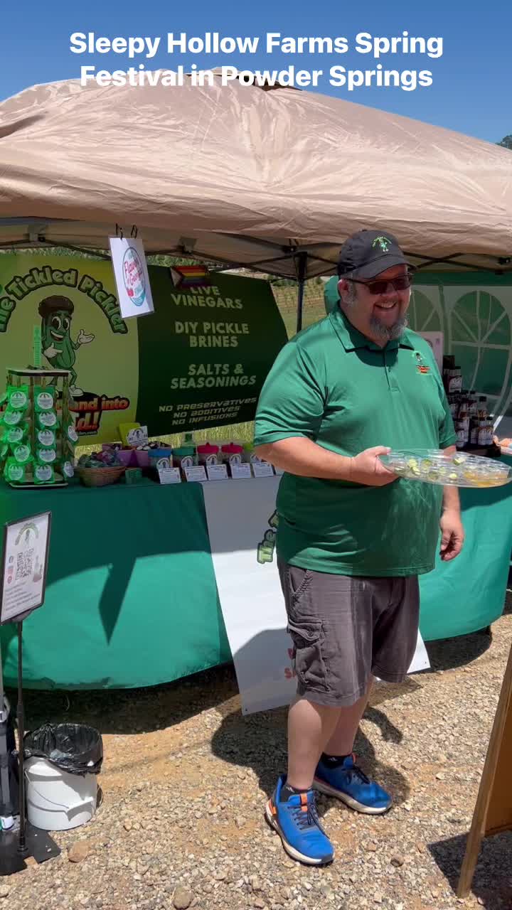 We’re LIVE at Sleepy Hollow Farms Spring Fest and ready to bring the tang 😏🔥
Come see us today until 5PM and tomorrow from 10–4—we’ve got all the goods:
👉 Live vinegars that turn bland into grand
👉 Fermented garlic that steals the show
👉 Salts, seasonings, and DIY pickle kits
👉 FREE samples of everything (yes… everything 😎)
If you’re anywhere near Powder Springs, it’s worth the trip. Come taste what you’ve been missing 👀🥒
#thetickledpickler #livevinegar #farmersmarketfinds #smallbatch #fermentation #guthealth #supportlocal #eatlocal #springfest #virginiaevents #picklelovers #foodiefinds #turningblandtogrand