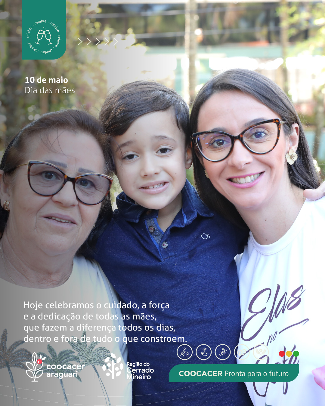 Ser mãe é sinônimo de amor que acolhe, força que protege e dedicação que transforma todos os dias. 💐💚
É estar presente nos pequenos e grandes momentos, guiando com carinho, coragem e sabedoria.
Hoje celebramos todas as mães, que com seu cuidado e determinação fazem a diferença no mundo todos os dias.
Nossa homenagem, respeito e gratidão a cada uma de vocês.
Feliz Dia das Mães! 👩👧👦✨
#DiaDasMães #AmorDeMãe #Gratidão #Carinho #Homenagem