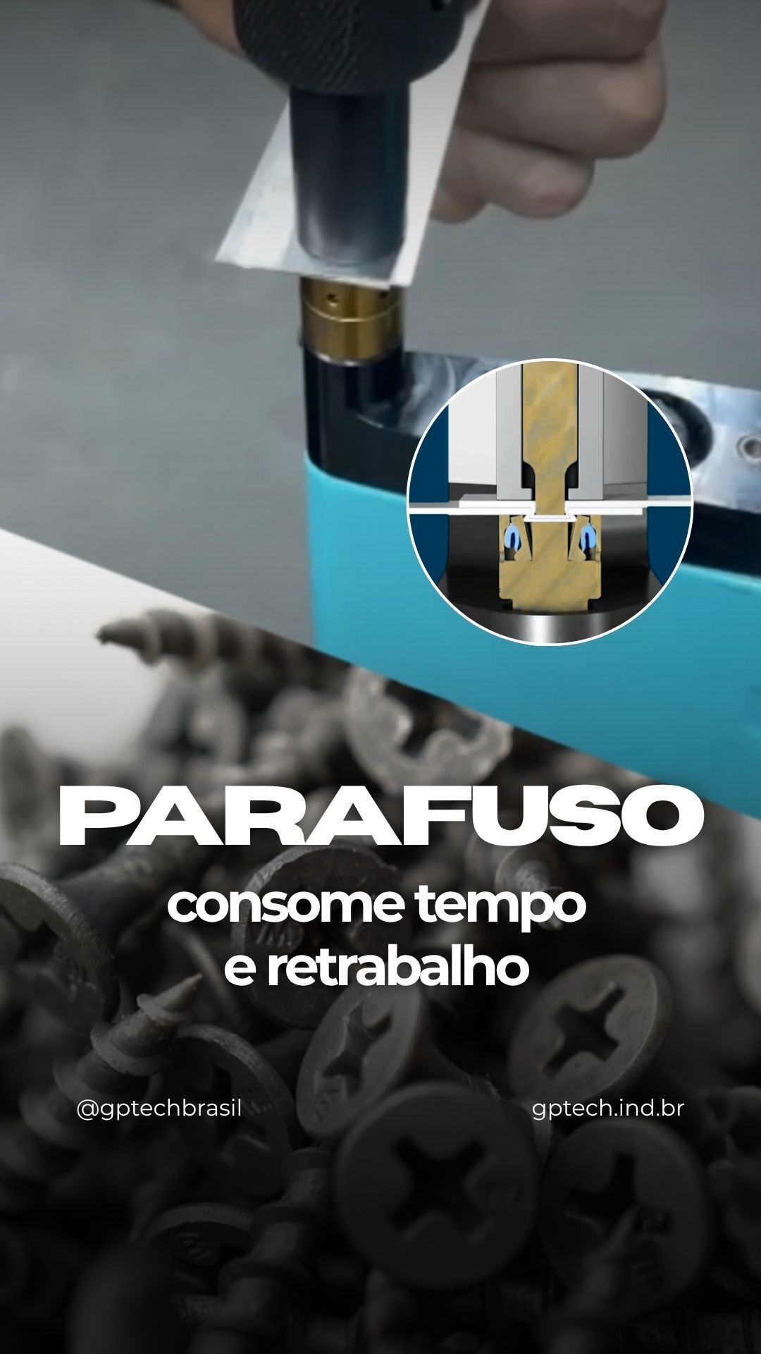 Quer descobrir quanto você economiza trocando o parafuso pela nossa tecnologia? Peça agora a avaliação da sua montagem. (Link na Bio)