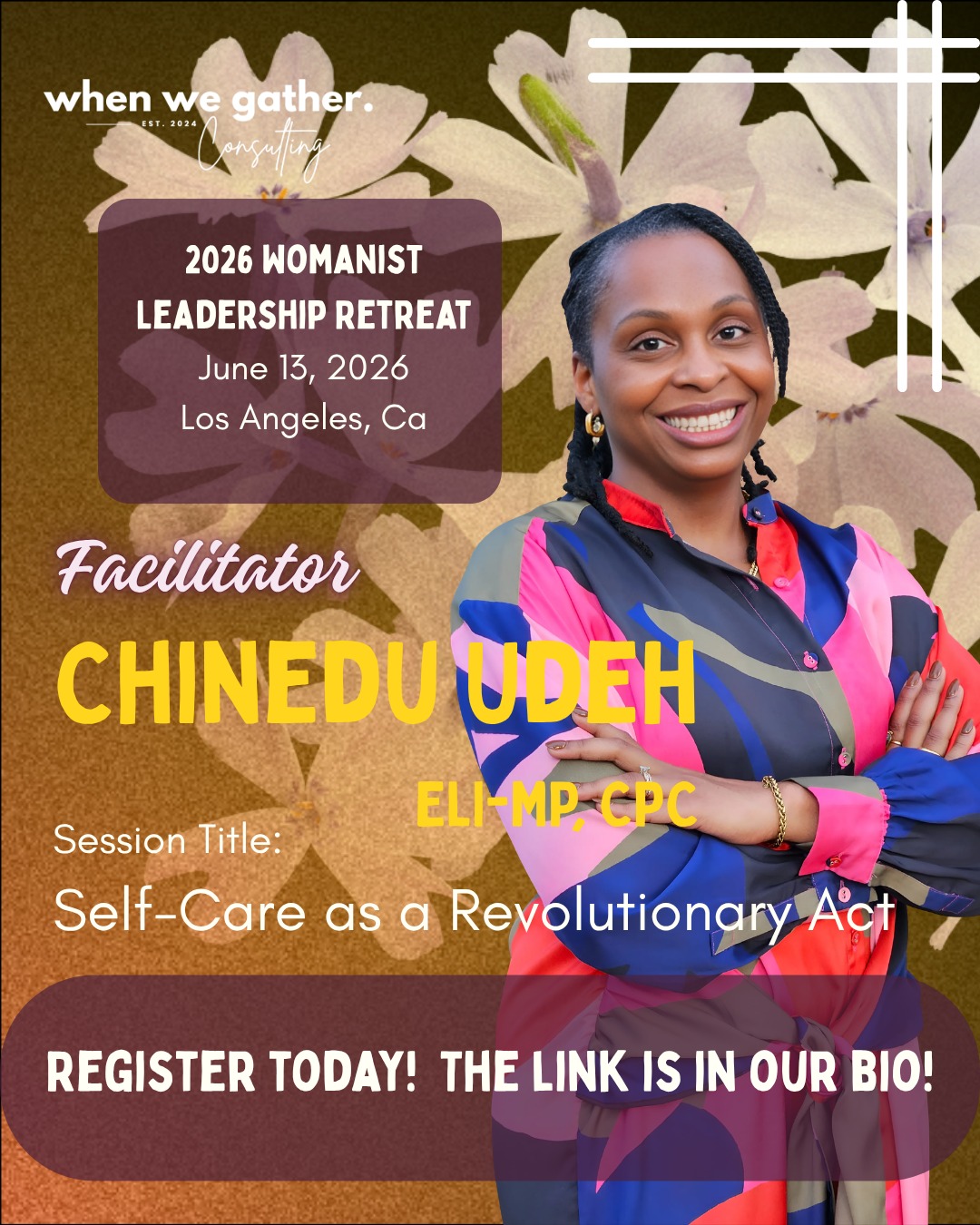 What would change if you treated self-care as a leadership practice instead of something you earn after exhaustion?
At our upcoming retreat, we’ll explore self-care through a womanist lens. Reflecting on what truly sustains us, evaluating how we are caring for ourselves across different areas of our lives, and committing to practices that support our well-being without guilt or hesitation.
If you’re longing for space to pause, reconnect with yourself, and gather in community with other Black women leaders, we invite you to complete the interest form. The link is on our bio. We can't wait to gather with you!
