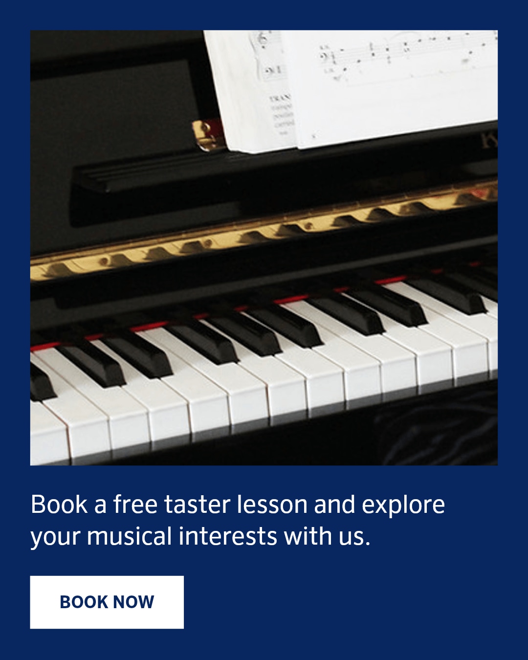 Curious about learning a new instrument? Try a free taster lesson at Newpark Academy of Music and see if it's the right fit for you!