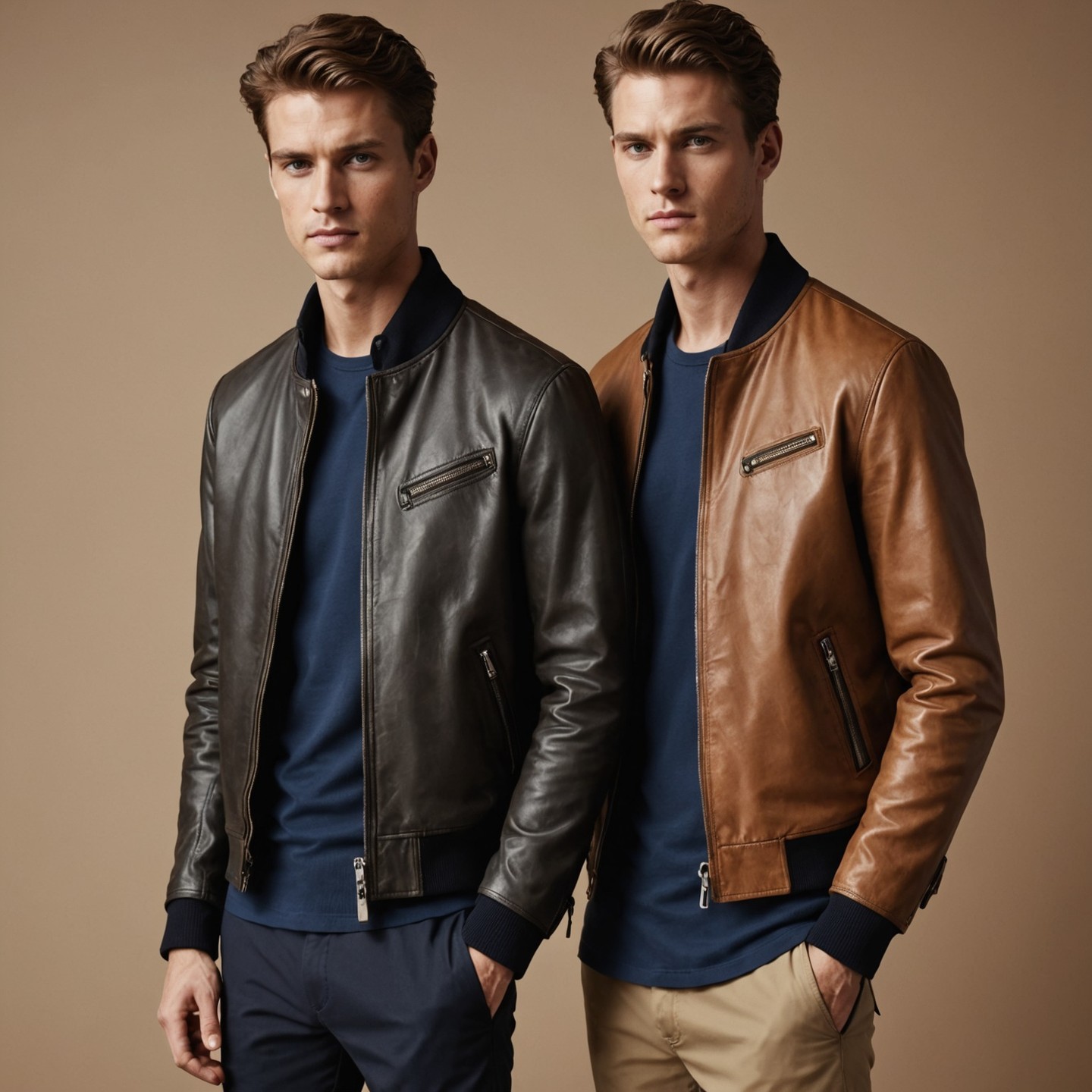 Three British moods — one atelier. Tailored moto for the commute, relaxed bomber for after-hours coffee, structured blazer-jacket for client meetings. Each silhouette is handcrafted in ethically sourced leather with tailor-made finishing for a fit that moves with you and a longevity that earns its keep. Which look carries your day? Tell us below — Link in bio. 🖤🧥📍 #LuisLeather #CraftedConfidence #TimelessStyle #MadeToLast #LeatherThatLives