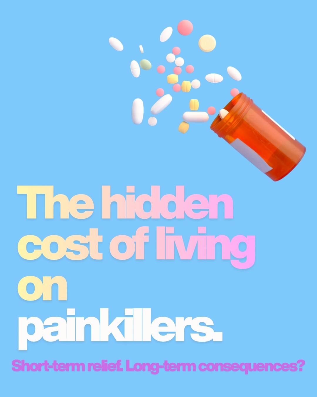 Pain relief has its place,
But chronic painkiller dependence should be a signal to investigate WHY the body is struggling in the first place.
📕 Disclaimer: This content is for educational and informational purposes only and is not intended as medical advice, diagnosis, or treatment. Always consult with a qualified healthcare professional before starting, stopping, or changing any medication or healthcare protocol. Never discontinue prescribed medication without speaking to your doctor.