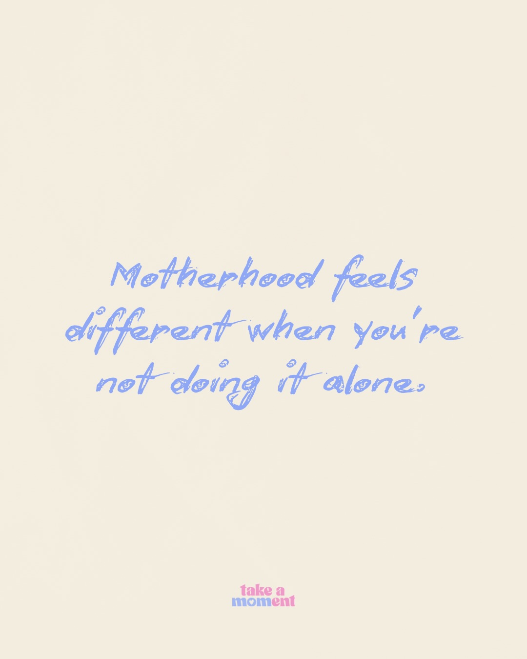 It’s easy to think you just need more. More tips, more answers, more things to try. But at some point the information stops helping and starts adding to the noise.
When you’re in the right room, everything suddenly starts to feel a little clearer. That room is Take a MOMent. 🎀