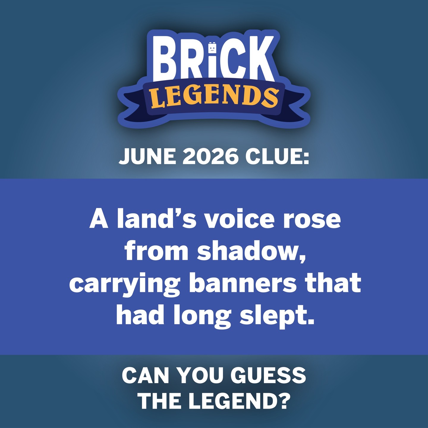 Jun. 2026 Brick Legends is coming soon so it's time for your first clue...😍
A land’s voice rose from shadow, carrying banners that had long slept.
💬 Drop your guesses below - who do you think our TENTH Legend will be?
-
#bricklegends #unitedbricks #lego #minifigures #afol #brickarms #customlego #militaryminifigs #medieval #june2026