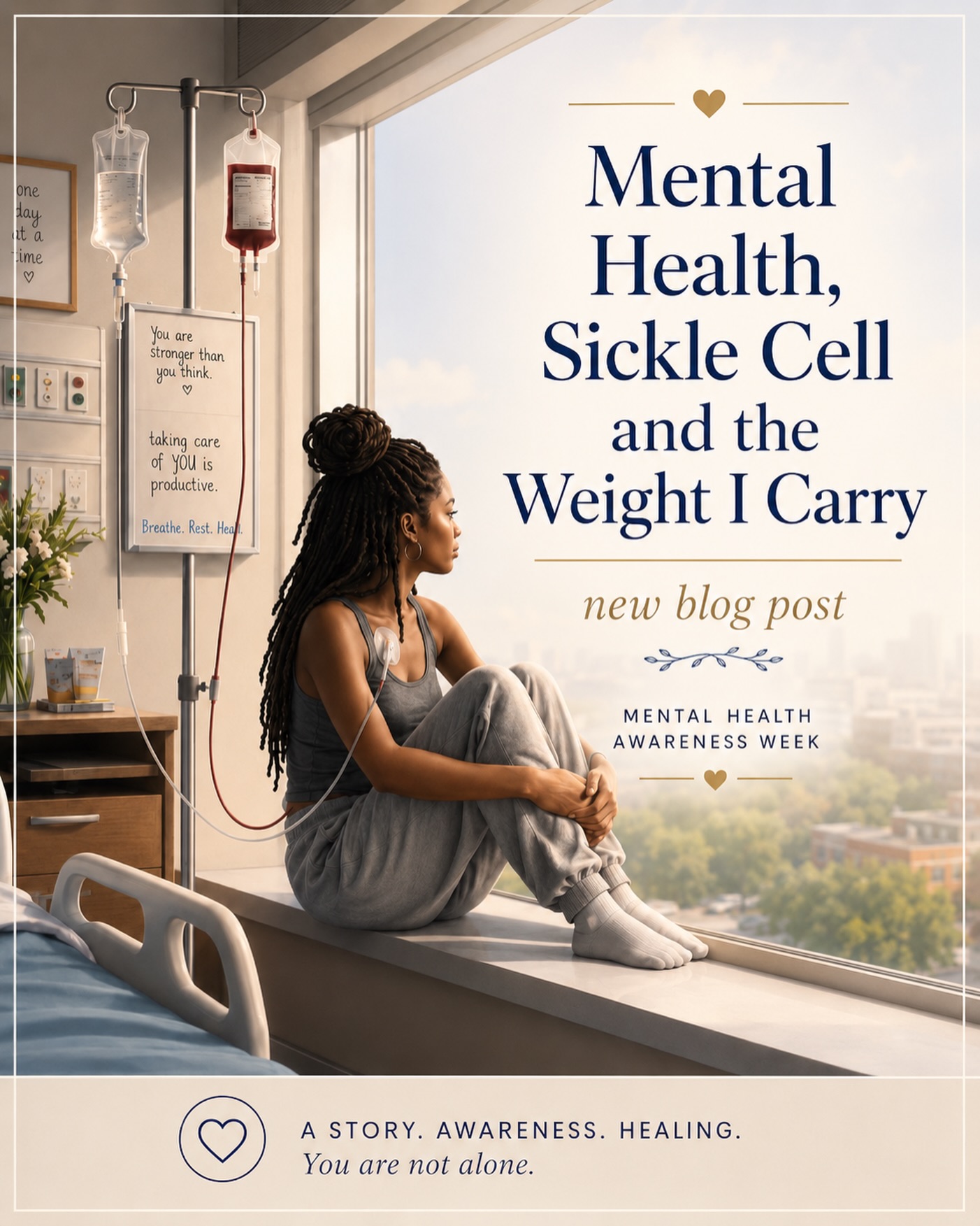 Mental Health, Sickle Cell and the Weight I Carry
This one is personal.
Living with sickle cell is not only physical. It affects your mind, your emotions, your trust, your confidence, and sometimes even the way you see yourself. During Mental Health Awareness Week, I wanted to speak honestly about the weight I carry, the loneliness that can come with chronic illness, and the strength it takes to keep going when people do not always understand what you are facing.
This post is for the warriors who smile through pain, the ones who feel misunderstood, the ones who are tired of explaining, and the ones who are still here despite everything.
You are not alone.
Read the full blog post here:
chronicjunk.blog
You can also explore Chronic Junk here:
chronicjunk.com
For Instagram, link is in bio.
#mentalhealthawarenessweek #sicklecellawareness #sicklecellwarriors #chronicillnessawareness #chronicjunk
