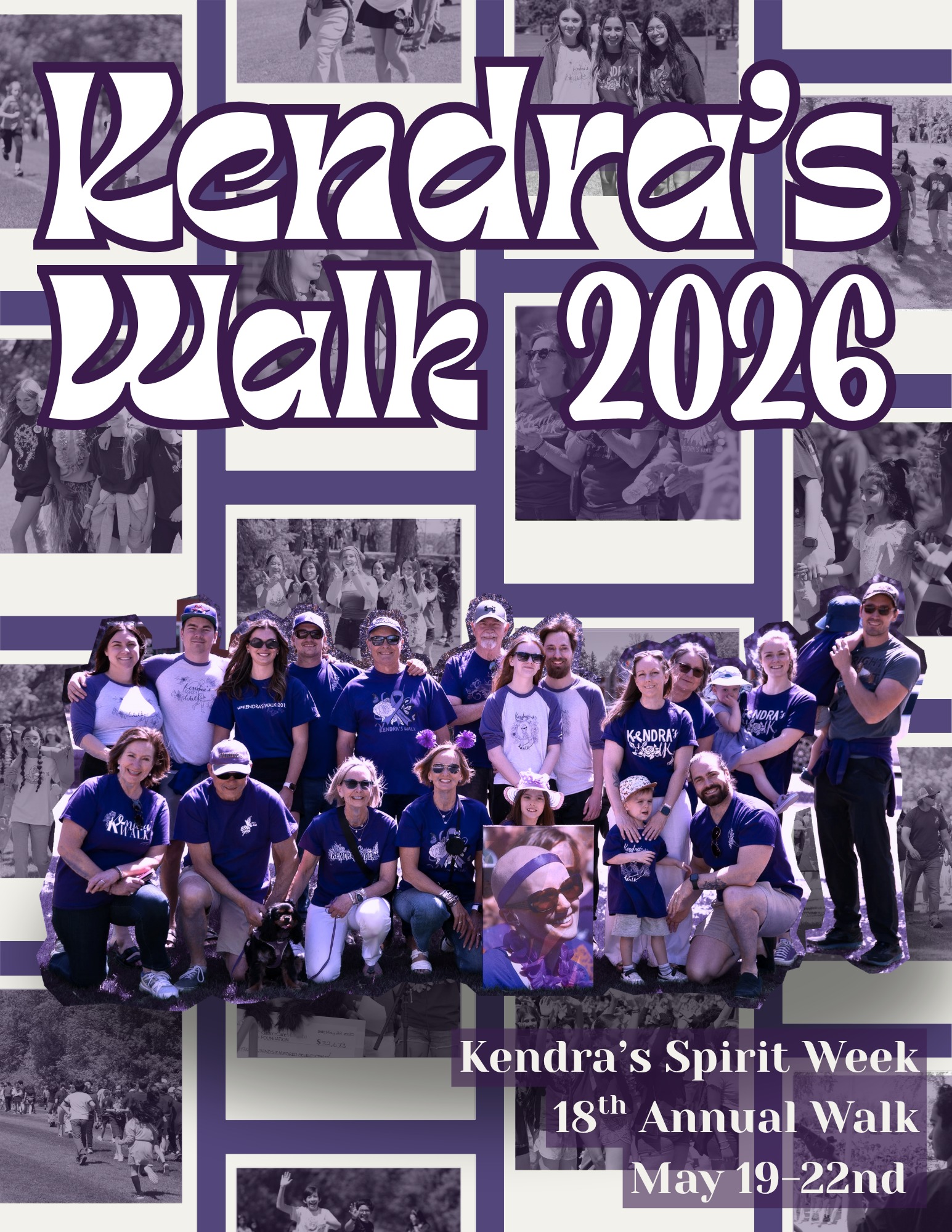 Hey SJR! The anual Kendra's Walk event is coming up, and we will be having a spirit week! Spirit Week themes will be posted next week. We hope to see you participate and show your support! 💜
#kendraswalk