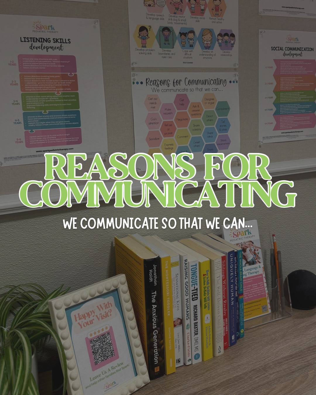 Communication isn’t just talking… it’s
“watch me,” “I want that,” and “no thank you” all in one! 🤣
It’s how kiddos get their needs met, make choices, show us who they are, and so much more! 💙🗣️