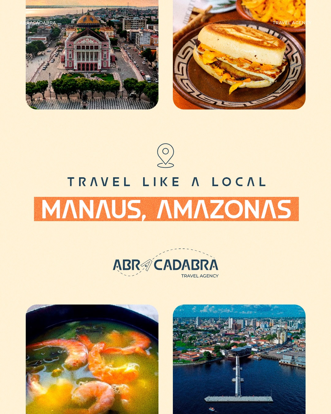 Local culture is deeply connected to the rivers, from transportation to food and daily routines. Ingredients like tucupi, jambu and freshwater fish aren’t trends, they’ve been part of the region’s identity for generations. 🐟
You’ll also notice how the city blends urban life with the surrounding forest. It’s not unusual to spend the morning in a historic theater and the afternoon navigating through flooded forest areas or visiting riverside communities.
For travelers looking for authentic experiences in Brazil, Manaus offers something that few destinations can: a real connection to the Amazon rainforest, its culture and its pace.
👉🏻 Save this post for your next trip! And if you want a tailor-made itinerary, with full support from start to finish, click the link in bio, I’ll plan everything for you.
.
.
#Manaus #BrazilTravelAdvisor #Amazonas #VisitBrazil