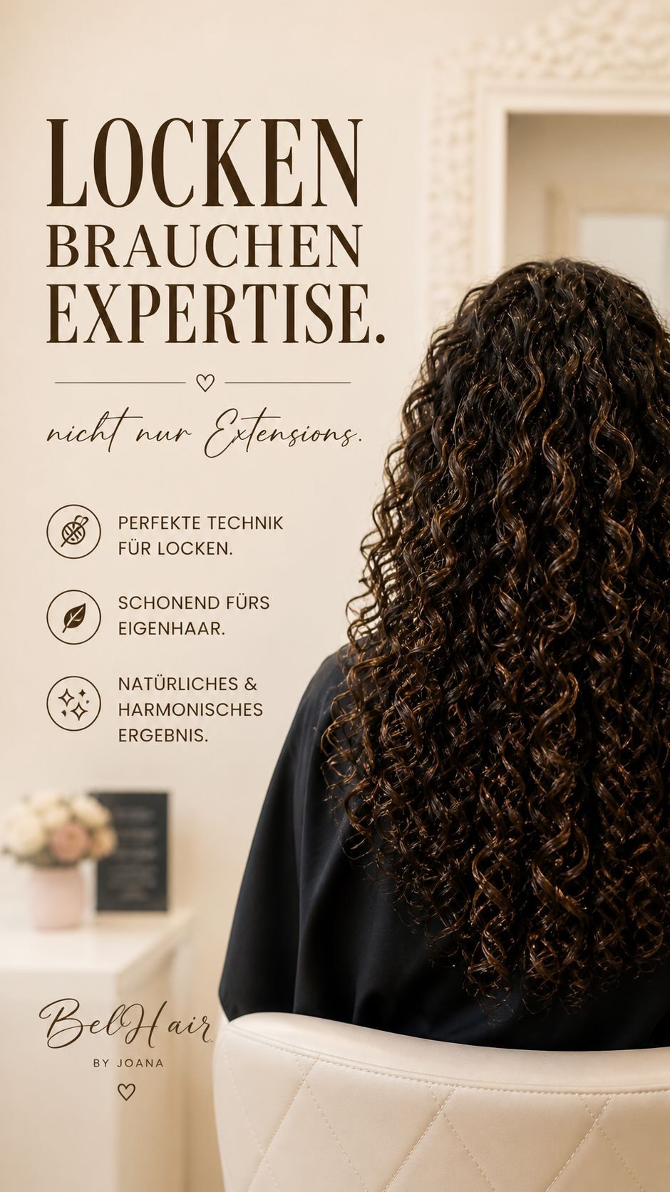 LOCKEN BRAUCHEN DIE RICHTIGE PLATZIERUNG. ✨
Diese Kundin kam zu mir
mit frisch eingesetzten Extensions.
Die Haare waren neu
aber sie konnten nicht wirken.
Ich habe alles neu eingesetzt
und exakt auf ihre Locken abgestimmt.
✨ Kein Ziepen
✨ Keine Kanten
✨ Natürlich fallende Bewegung
Der Unterschied liegt oft nicht in den Haaren –
sondern darin, wie sie platziert werden.
Und genau das macht echte Ergebnisse.
Bel Hair
8700 Küsnacht 🤍
#lockenextensions #küsnacht
#haareverlängerung #haarverdichtung lockenhaar
küsnacht zürich coiffeurzürich beautyschweiz
haarexperte natürlicheshaar qualitätstattquantität
haarkorrektur vorhernachherhaar extensionsfehle