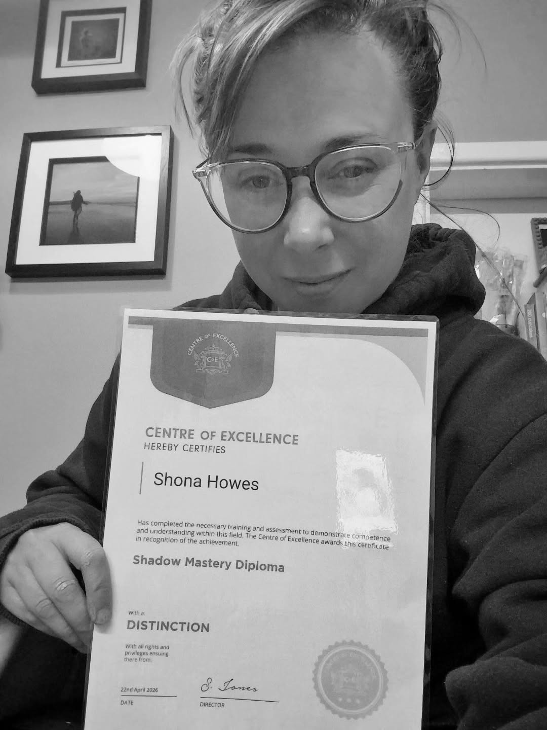 Today I received my Shadow Mastery Diploma with a Distinction.
And if I’m honest, this certificate represents far more than studying. It represents survival, self-awareness, healing, and the willingness to look at the parts of myself most people spend their lives avoiding.
Shadow work isn’t pretty. It’s uncomfortable. It asks you to sit with your patterns, your pain, your triggers, your grief, your fears, your coping mechanisms, and the stories you’ve carried for years. It asks you to stop running.
Over the last few years, life has humbled me, broken me open, rebuilt me, and taught me more than I ever wanted to learn about trauma, resilience, relationships, loss, motherhood, and human behaviour.
But instead of letting that pain define me, I chose to study it. Understand it. Transform it. And now use it to help others do the same.
As a single mum, business owner, coach, and human navigating real life behind the scenes, I’m proud of this moment. Not because I think I’ve “arrived,” but because I know how hard I fought to become the woman holding this certificate today.
Healing changes everything.
Self-awareness changes everything.
Doing the inner work changes everything.
And the beautiful thing is, when you face your shadows, you stop being controlled by them.
Here’s to growth. Here’s to depth. Here’s to becoming. And of course, get in touch for your free discover call and show up differently for yourself, forever more.
x
#lifecoach
#lifecoachforwomen
#shadowwork
#adultlearning