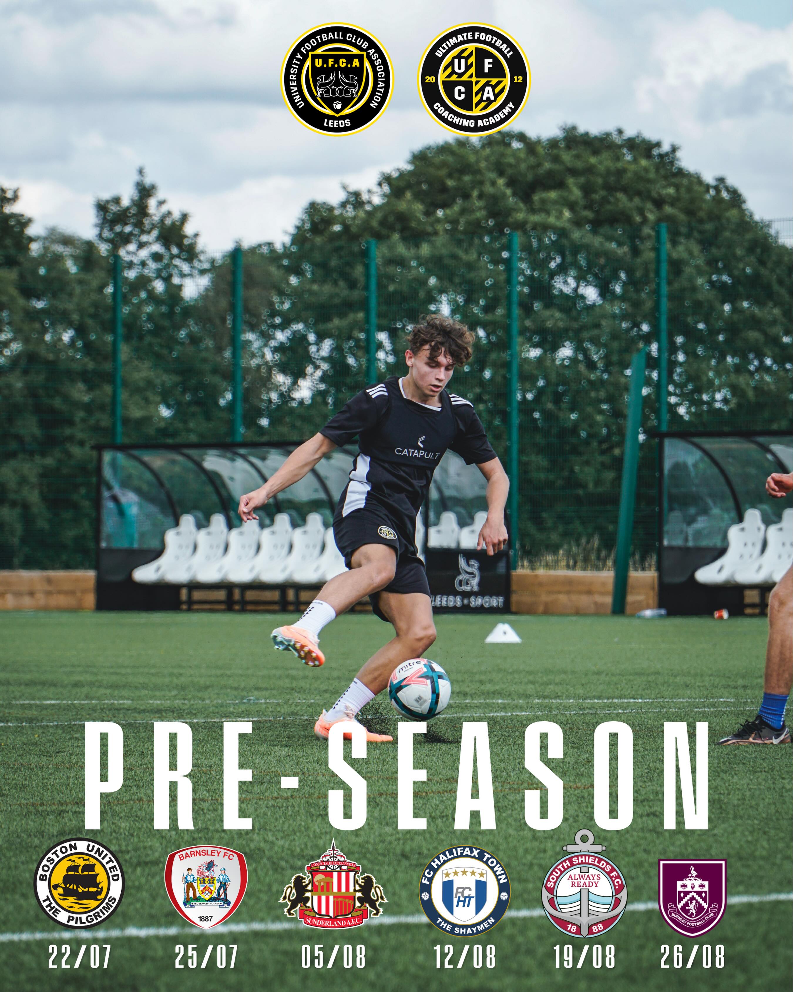 PRE-SEASON TAKING SHAPE ⏱️☀️
Pre-season for #UFCAScholars and #LeedsUFCA U18’s is starting to take shape, with a tough schedule pencilled in for our Scholars ahead of the start of the 2026/27 season.
🚨Final spaces on our Scholarship Programme are still available ➡️ link in the bio if interested.
#ufca