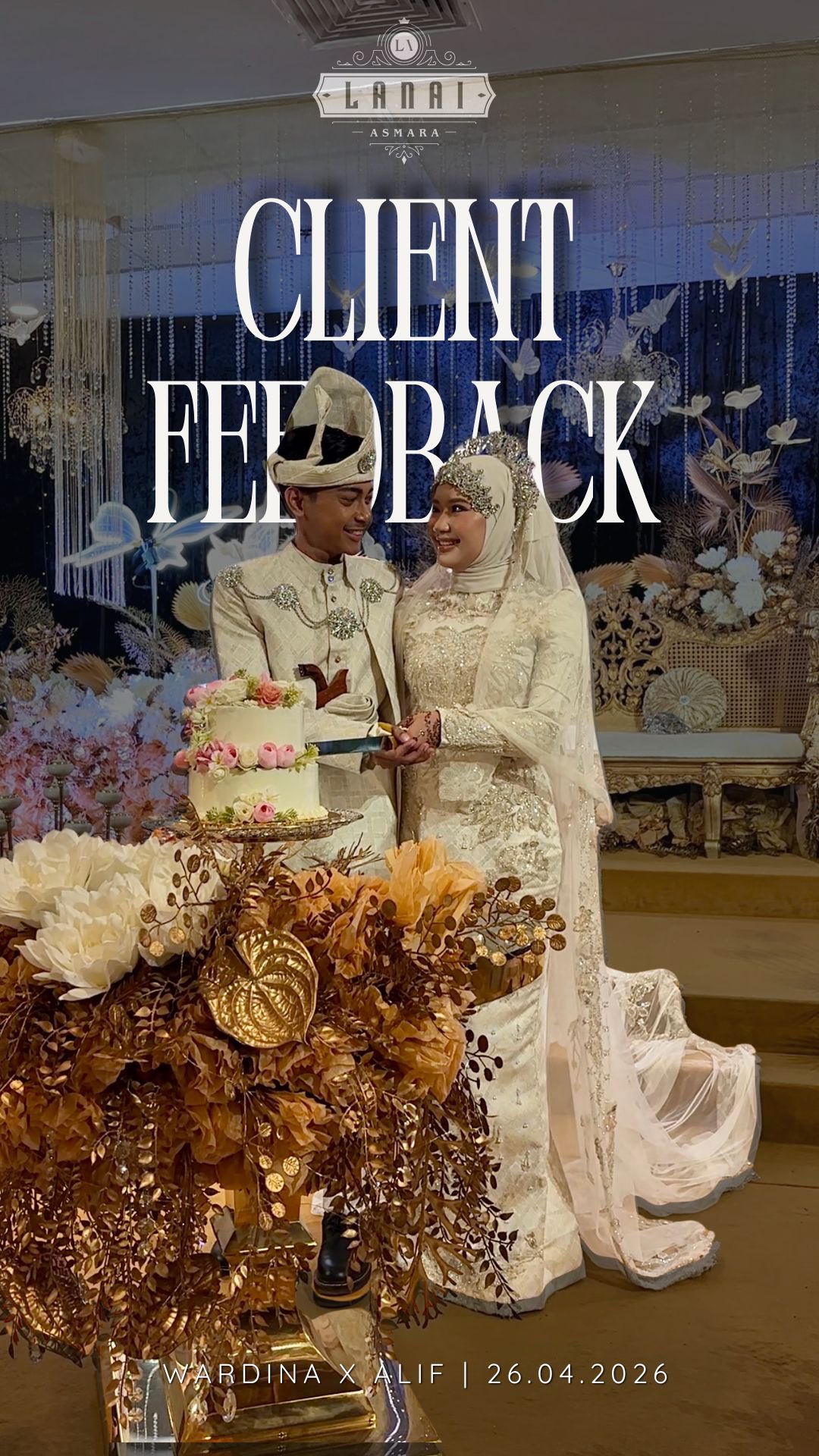 Wedding Reception of Wardina & Alifhaizat π | 26.04.2026
Venue: The Renjana by @lanaiasmara
#lanaiasmara #lanaicipta #putrajaya #dewankahwinputrajaya #dewankahwin