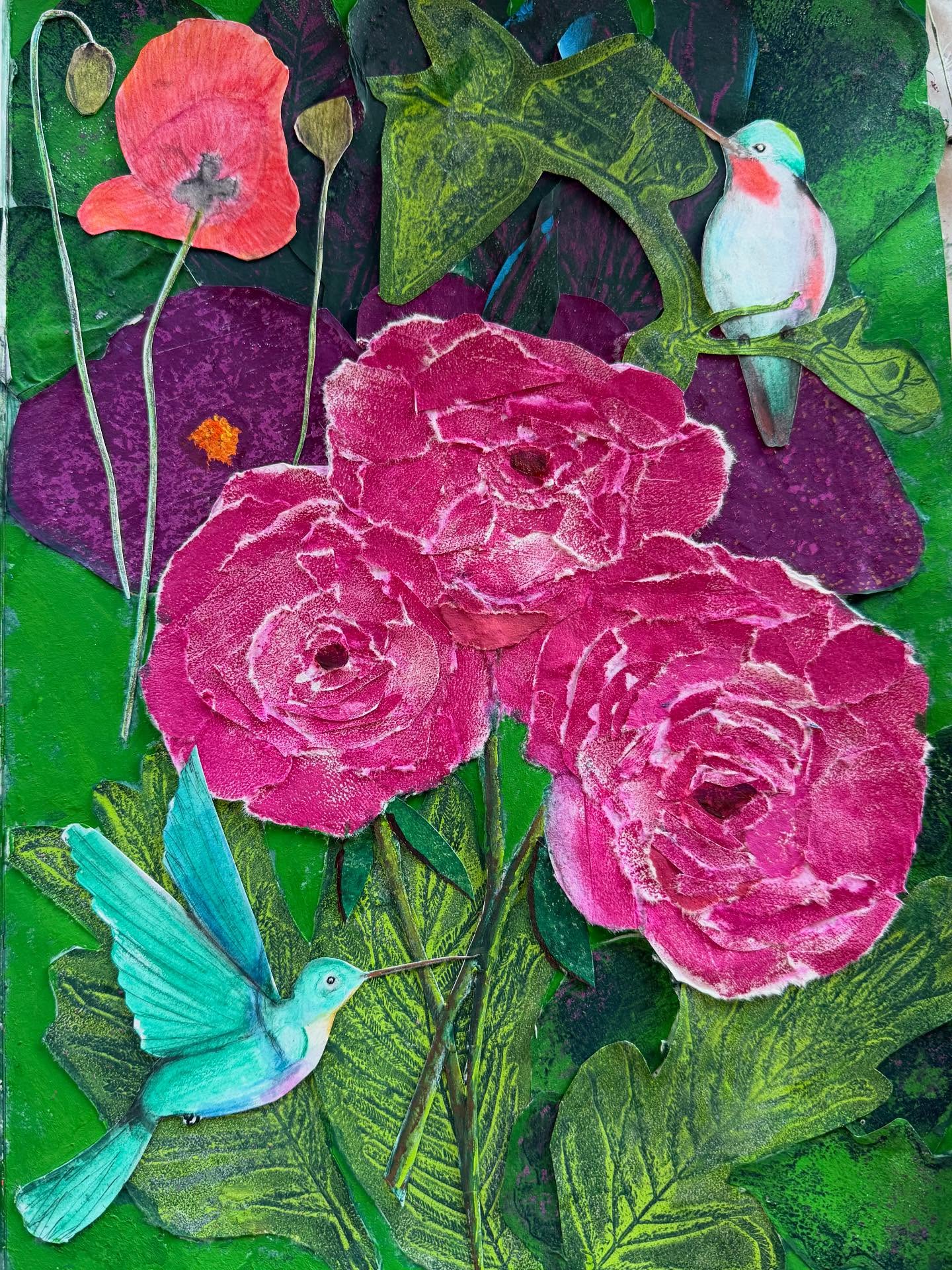 I recently had the pleasure and privilege of attending a “Feathers and Fleurs” mixed media retreat hosted by @simplelifeinprovence and led by the fabulous @lorisiebert.studio—wow wow wow I’m still reveling in the magic of it all.✨
These are images of the pieces I created, in part using a Gelli plate for the first time (@gelliarts www.gelliarts.com), which was SO MUCH FUN!
I felt my inner artist and inner child high-five, rejoicing as soon as I gobbed on some paint, smoothed it out with a roller on the gel plate, and pressed flowers and leaves foraged in gorgeous Provence … voila creating beautiful prints. It’s a very meditative process and terrific for beginners and experienced artists alike.
The first image is of my final piece, a collage of elements I created all week.
I host my biannual Restore, Reclaim, Reignite retreats at @simplelifeinprovence, after first attending a dreamy retreat there with my shero @lisacongdon in 2022—it felt extra special to return again as a guest at Lori’s.🥰
@lorisiebert.studio created fabulous reels from our time together — which I’ll share in my stories along with more highlights.
Cheers to embracing our inner artists, for creativity is the language of our souls, needed now more than ever to remind us of the beauty of our collective humanity. 💖
I’ll be back in Hyères for my spring Restore, Reclaim, Reignite retreat in 3 weeks, and cannot wait to continue to layer more memories into this truly special place, Simple Life in Provence, nestled in the lower hills—where my sense of creativity and aliveness bloom amidst the Mediterranean breeze, birdsong, pine forests, pastel villas, medieval cobbled streets, and starry nights.
There is still room for guests to register for our summer Restore, Reclaim, Reignite retreat in Hyères August 31-Sept 6. Message me for more info or see link in bio.
#provencefrance #provencemagic #springretreat #provenceretreat #hyeres #hyereslespalmiers #restore #reignite #reclaim #comealive #lorisiebertstudio #artsretreat #mixedmedia #collage #birdsandfleurs #gelliprinting #springinprovence #aliveness #coaching #lifecoaching #lifecoach #executivecoaching #executivecoach #moonlightmusings