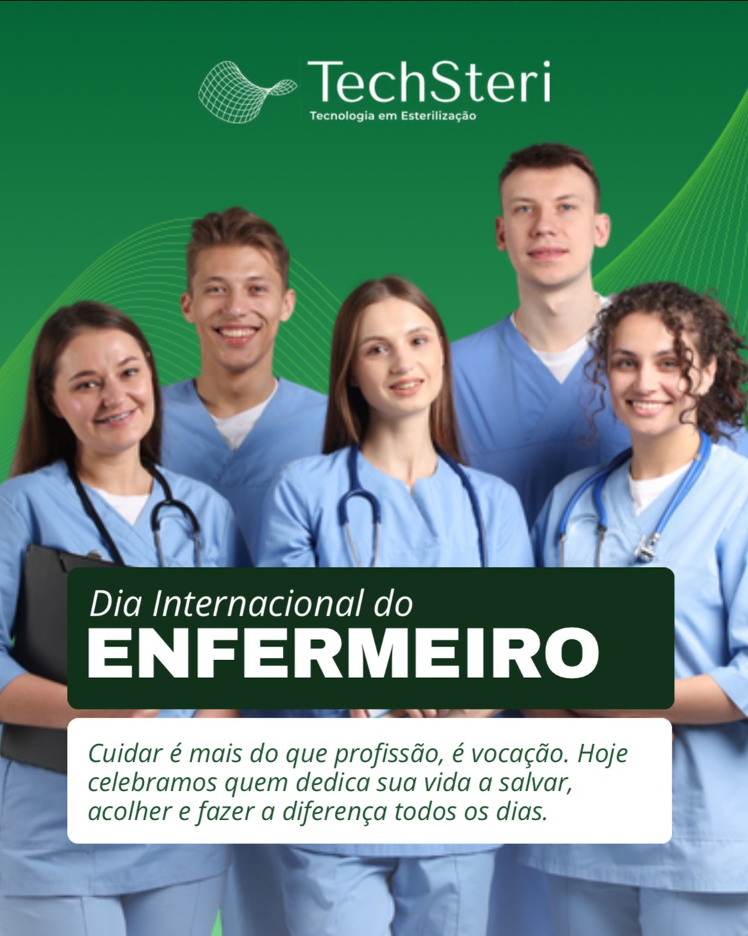 Hoje celebramos o Dia Internacional do Enfermeiro, uma profissão que é o coração da assistência à saúde. 💙
Aqui entendemos que o cuidado seguro começa nos bastidores, com processos de esterilização rigorosos e conhecimento técnico de ponta. Por isso, temos orgulho de contar com a expertise de quem vivencia a enfermagem na prática: nossos especialistas de produtos, Flaviana Bolonha e Luciano Doro.
A presença de enfermeiros especialistas em nosso time garante que nossas soluções atendam às reais necessidades das instituições de saúde, elevando sempre o padrão de segurança e cuidado com o paciente.
Parabéns a todos os enfermeiros, em especial à Flaviana e ao Luciano, por transformarem vocação em excelência técnica! 🩺✨
