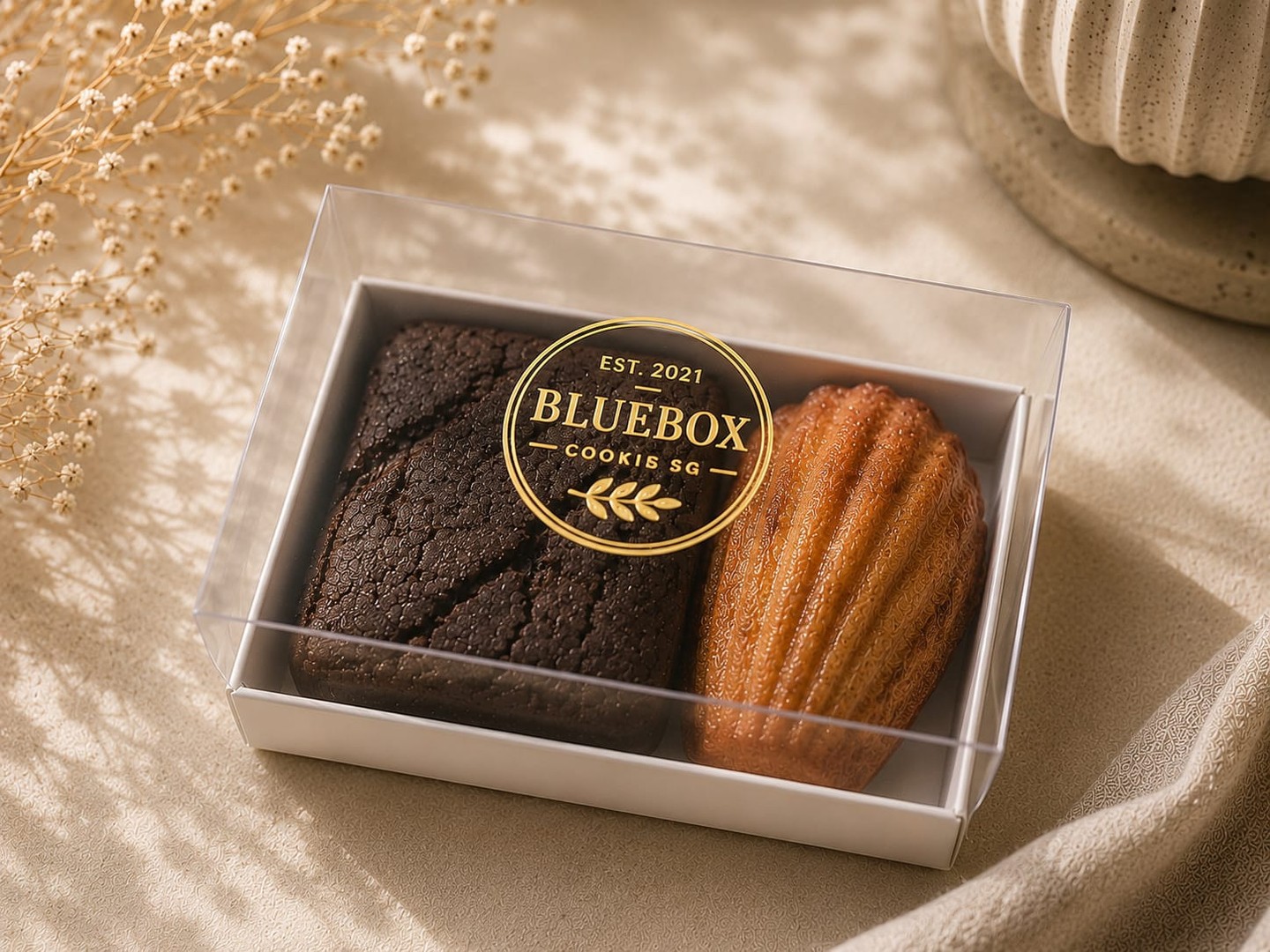 One rich brownie + one soft madeleine = the perfect little gift.
Perfect for all celebrations.
#DoorgiftSG #GiftBoxSG #DessertLovers #Corporategifting #BakerySG