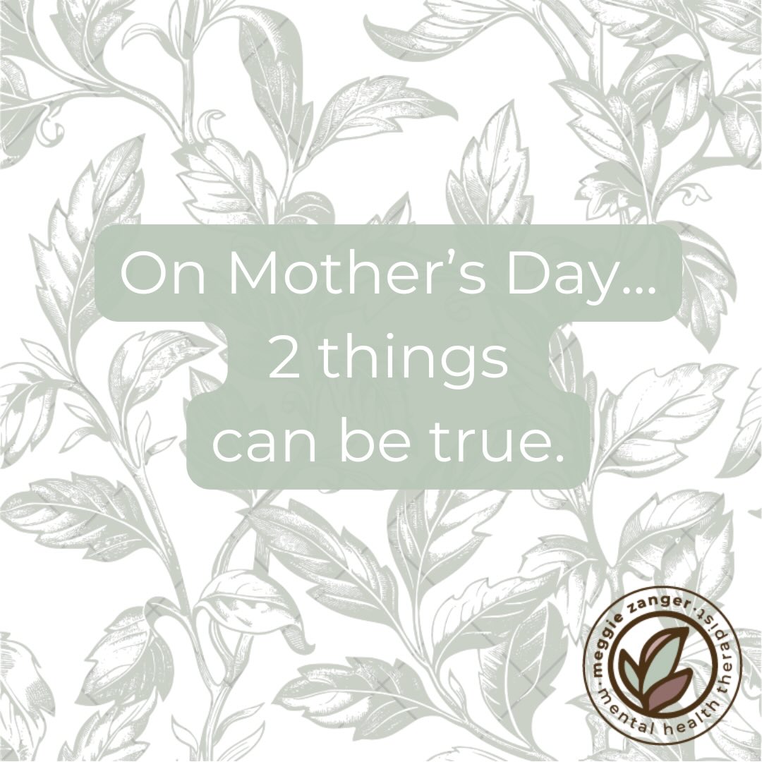Mother’s Day can hold a lot of truths at once. 💛
It can be a day spent wrapped up with your kids, or a day spent reconnecting with the parts of yourself that need rest, joy, quiet, creativity, or care.
It can be a little bit of both. (🙋♀️I needed both today).
It can also be about gathering with the mothers who shaped you — grandmothers, chosen family, friends, and the women who mother in all the ways that matter.
For many, this day is beautiful and tender. For others, it’s complicated, grief-filled, exhausting, or layered with unmet expectations. All of that can coexist.
At its heart, I hope today honors the strength, beauty, complexity, and humanity of motherhood — not the performance of it. However you celebrate, I hope it reflects what you need and want, not what someone else says the day is supposed to look like. Mothers deserve space to advocate for their needs, too.
To all the new, expecting, seasoned, struggling, grieving, growing, healing, and becoming mothers — I’m holding space for you today. 💐
#mothersday #bayareamoms #sanjosemoms #maternalmentalhealth #meggiezangerlpcc