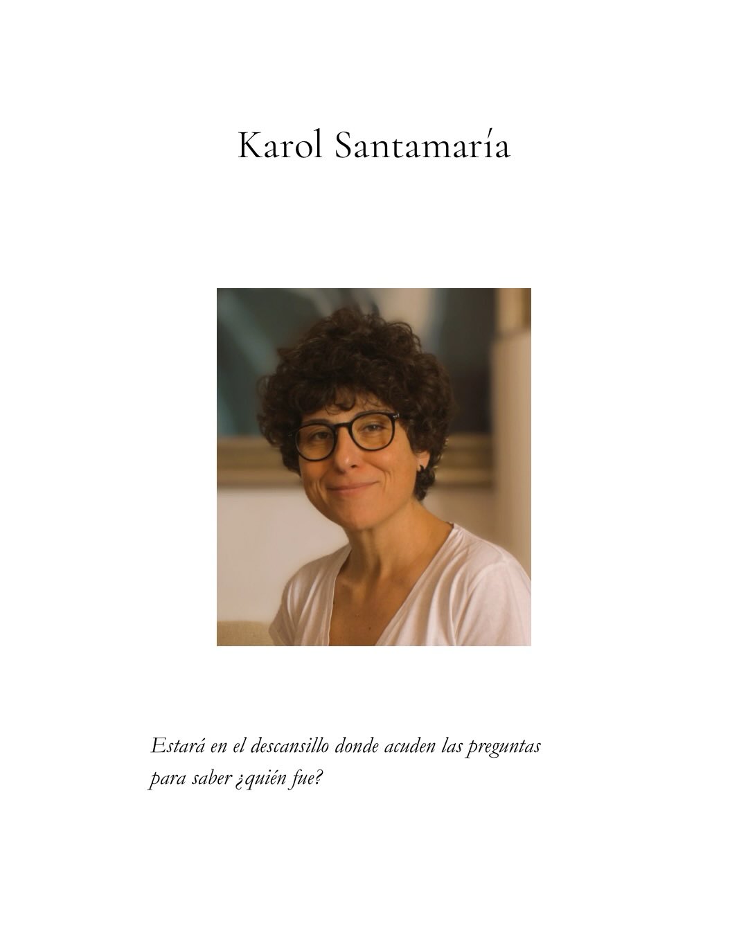 #poesía
Lee la poesía de Karol Santamaría en nuestra revista edición de primavera, enlace en nuestra biografía.