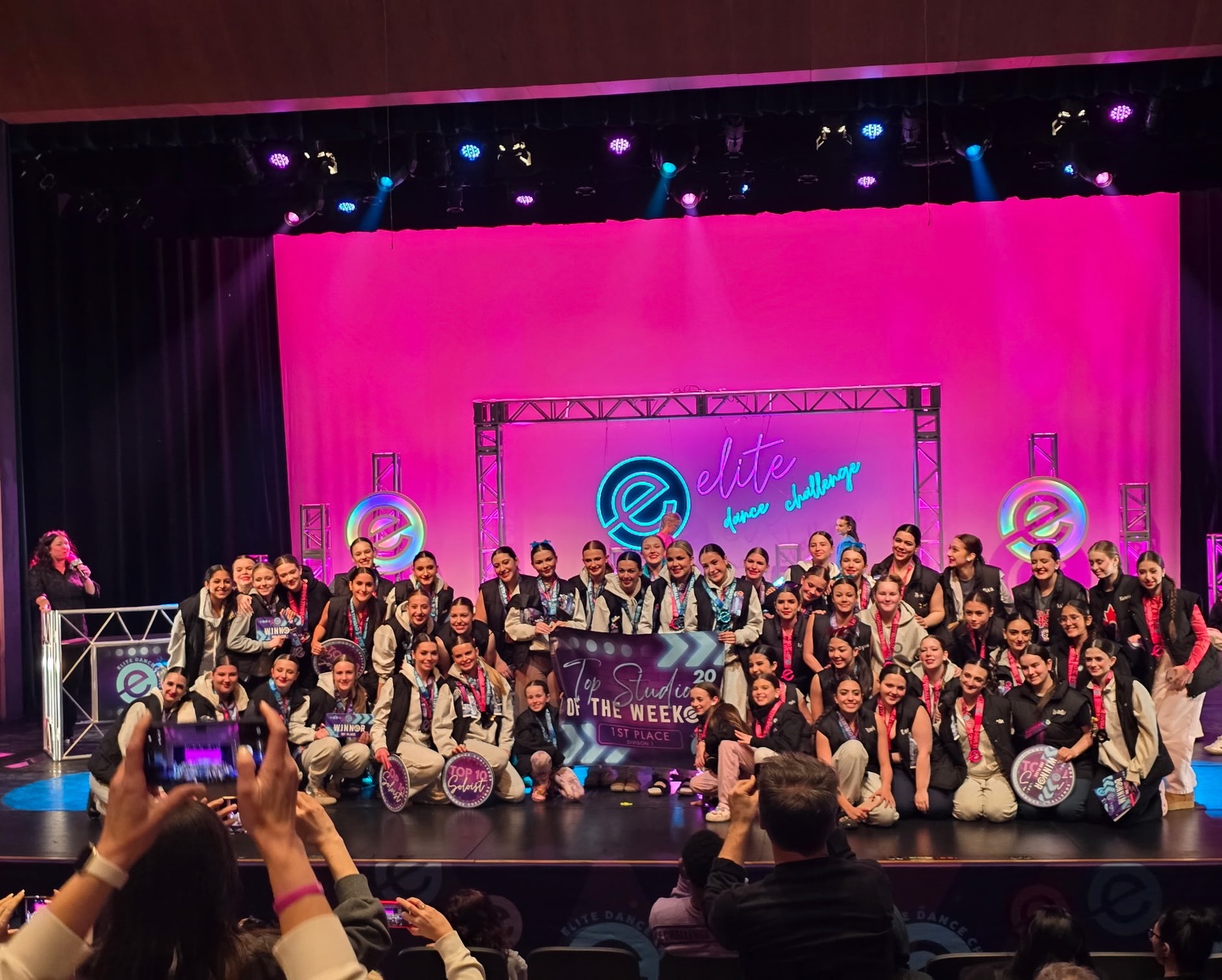 What an unforgettable way to close out an incredible competitive dance season!
Back-to-back weekends at StarBeat and Elite Dance Challenge brought amazing energy, unforgettable performances, and so much to celebrate.
We are beyond proud to once again be named Top Part-Time Studio ā making it an incredible 4-for-4 this season!
One of the achievements that means the most to us is receiving the Studio Spirit Award. At Center Stage, we always strive to lead with kindness, humility, teamwork, and sportsmanship. Knowing that directors from other studios witnessed the character of our dancers and faculty and chose to recognize us for that is truly special. It is a reminder that how we treat others matters just as much as what happens on stage.
Throughout the season, our dancers showed tremendous resilience ā pushing through illness, injuries, nerves, long days, and even challenging backstage conditions with positivity and determination. These moments helped build confidence, strength, adaptability, and lifelong lessons that extend far beyond dance. Through it all, they remained supportive teammates and humble performers.
Congratulations to all of our dancers on a season filled with growth, progress, and achievement. A special congratulations to our graduating dancers for leaving everything on the stage this season! And a huge round of applause to all of our newbies who experienced their very first competition season. We are so proud of each and every one of you, and we cannot wait to see what comes next.
To our incredible faculty ā thank you for your creativity, dedication, leadership, and the inspiration you bring to our dancers each and every day.
And to our amazing dance families ā thank you for your endless support, encouragement, commitment, and trust throughout this journey. We truly could not do this without you.
Hereās to an incredible season, unforgettable memories, and an exciting future ahead for Center Stage School of the Arts!