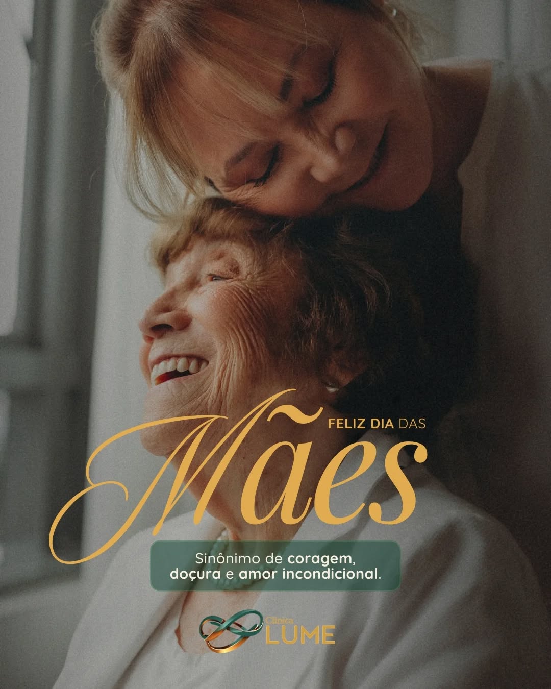Neste Dia das Mães, celebramos quem nos ensina a enxergar o mundo com amor, cuidado e dedicação. 💖
A Clínica Lume Oftalmologia e Cirurgia homenageia todas as mães que iluminam vidas com seu olhar acolhedor e sua força diária.
Feliz Dia das Mães! 🌷✨