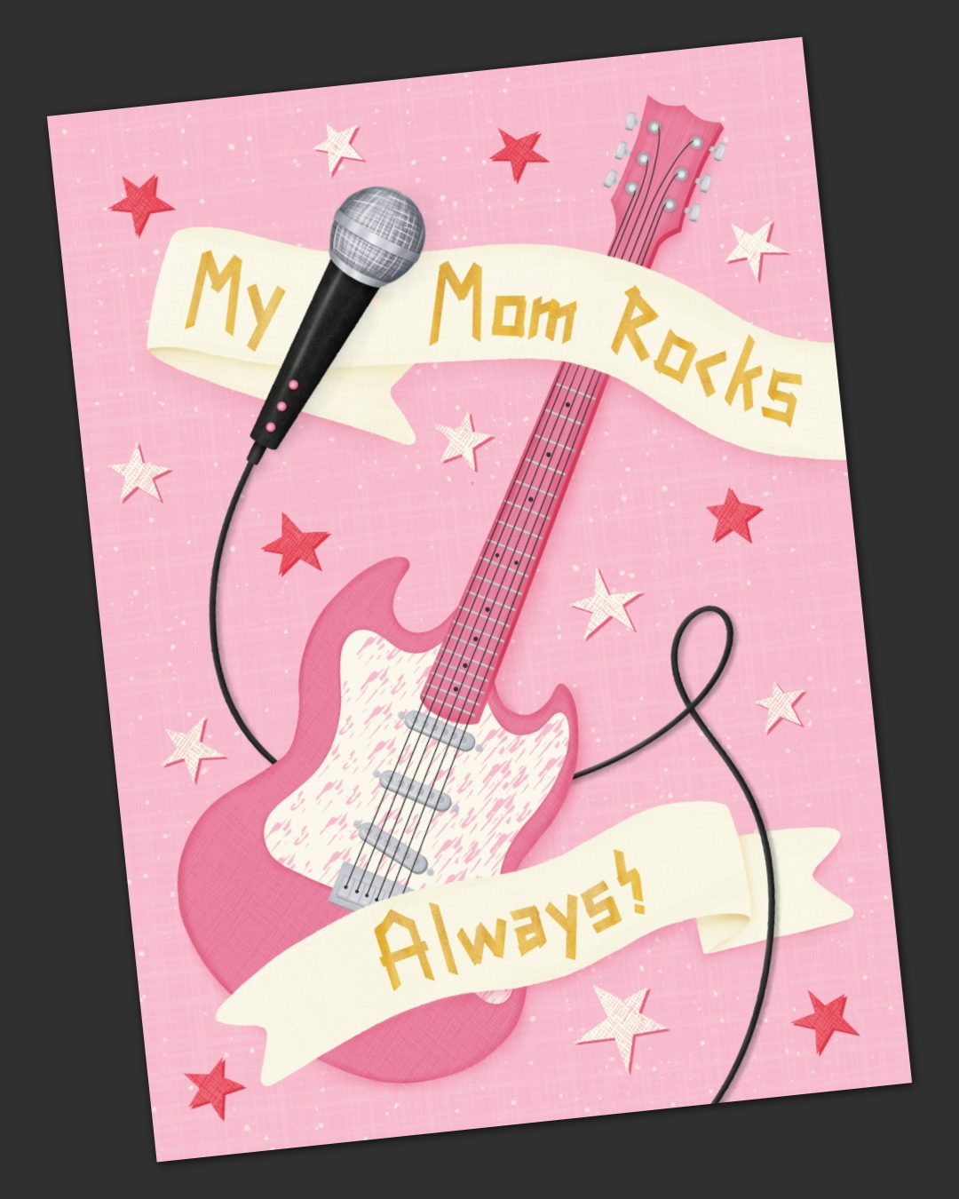 A little rock ‘n’ roll for all the Moms out there!
Available for licensing at @advocateart01
#greetingcard #artlicensing #mothersday
Mother's Day - greeting card - surface pattern design - art licensing - adobe fresco - freelance illustrator - art for products