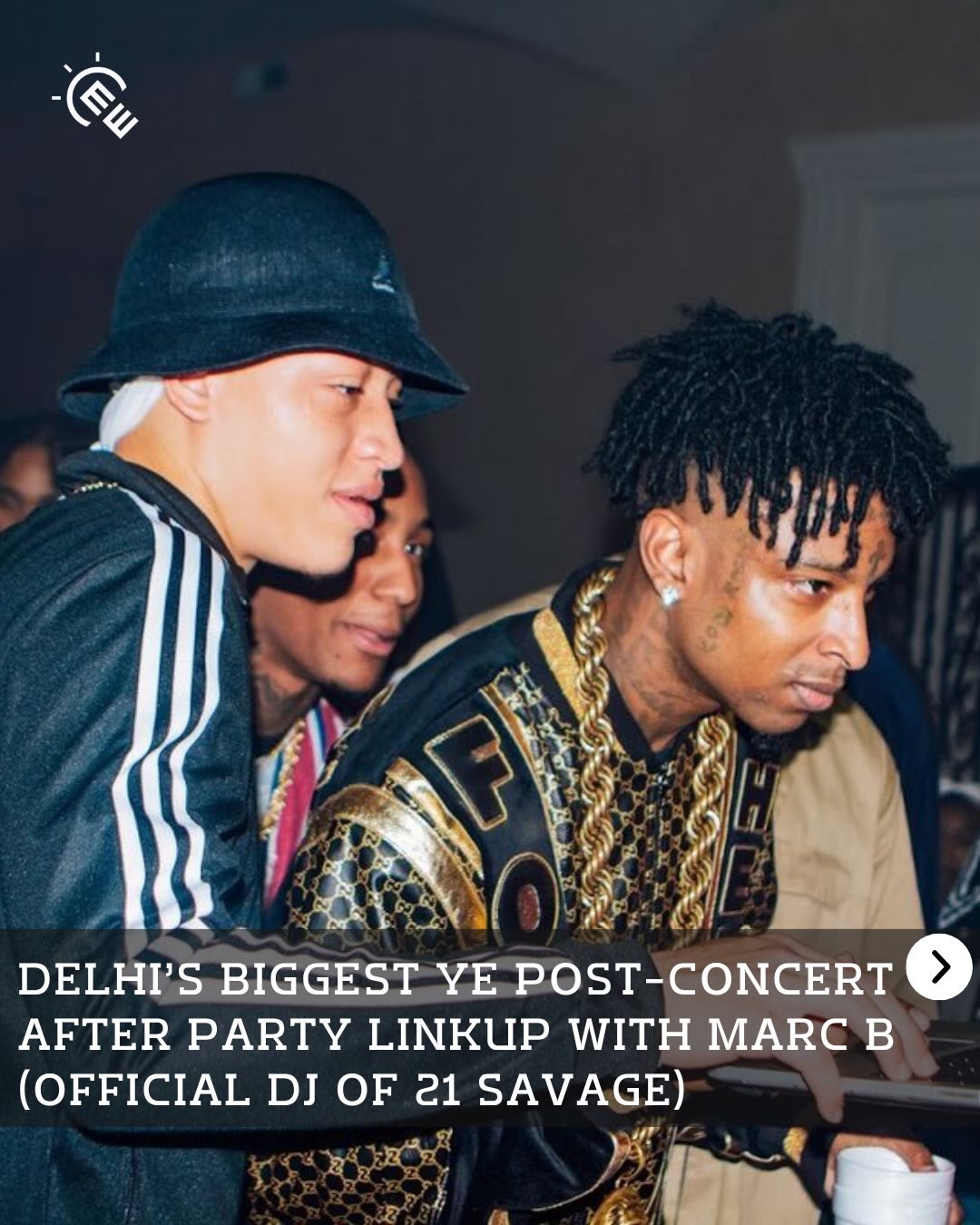 After the Kanye West concert, the city keeps raging.🔥
SOULDOUT (@souldoutofficial) & ZENITH TRIBE (@zenithtribe_) PRESENT
THE AFTERS ft. MARC B (@__marcb) : Official DJ of 21 Savage
📍 Venue TBA, New Delhi
🗓️ 23rd May
⏰ 11PM onwards
One night only.
Tickets available on Skillbox. (@skillboxofficial) After the Kanye West concert, the city keeps raging.🔥
SOULDOUT (@souldoutofficial) & ZENITH TRIBE (@zenithtribe_) PRESENT
THE AFTERS ft. MARC B (@__marcb) : Official DJ of 21 Savage
📍 Venue TBA, New Delhi
🗓️ 23rd May
⏰ 11PM onwards
One night only.
Tickets available on Skillbox. (@skillboxofficial)