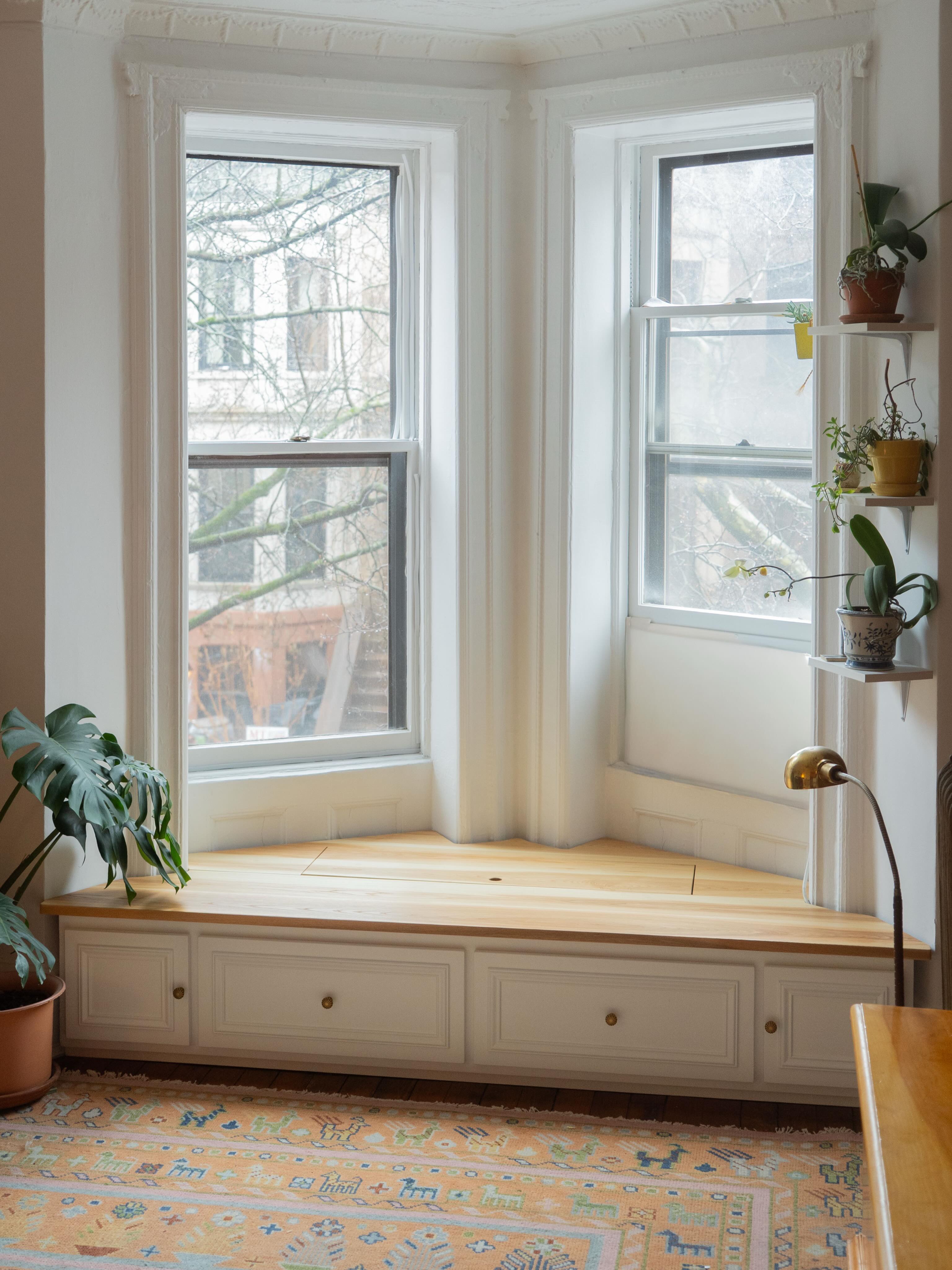 When Brandon and I first started Path, our definition of “custom” rarely went beyond the length and width of a tabletop and the stain or paint colors we planned to use.
As time has gone on, the level of customization we offer (and are so often intrigued by) has grown. We now find ourselves in truly unique spaces where big-box-store pieces simply wouldn’t make sense. To use the space properly, efficiently, designing the furniture around the space is a necessity.
Earlier this year, we had the opportunity to transform a corner of a beautiful Brooklyn brownstone. With bay windows, this space was perfect for a comfy, cozy window seat (with tons of storage of course)!
The most time-consuming (and satisfying) aspect of this project was mapping out each and every angle of the over 100-year-old alcove so that this window seat felt like completely at-home.
#designers #customfurniture #windowseat #woodoworking #storagebench