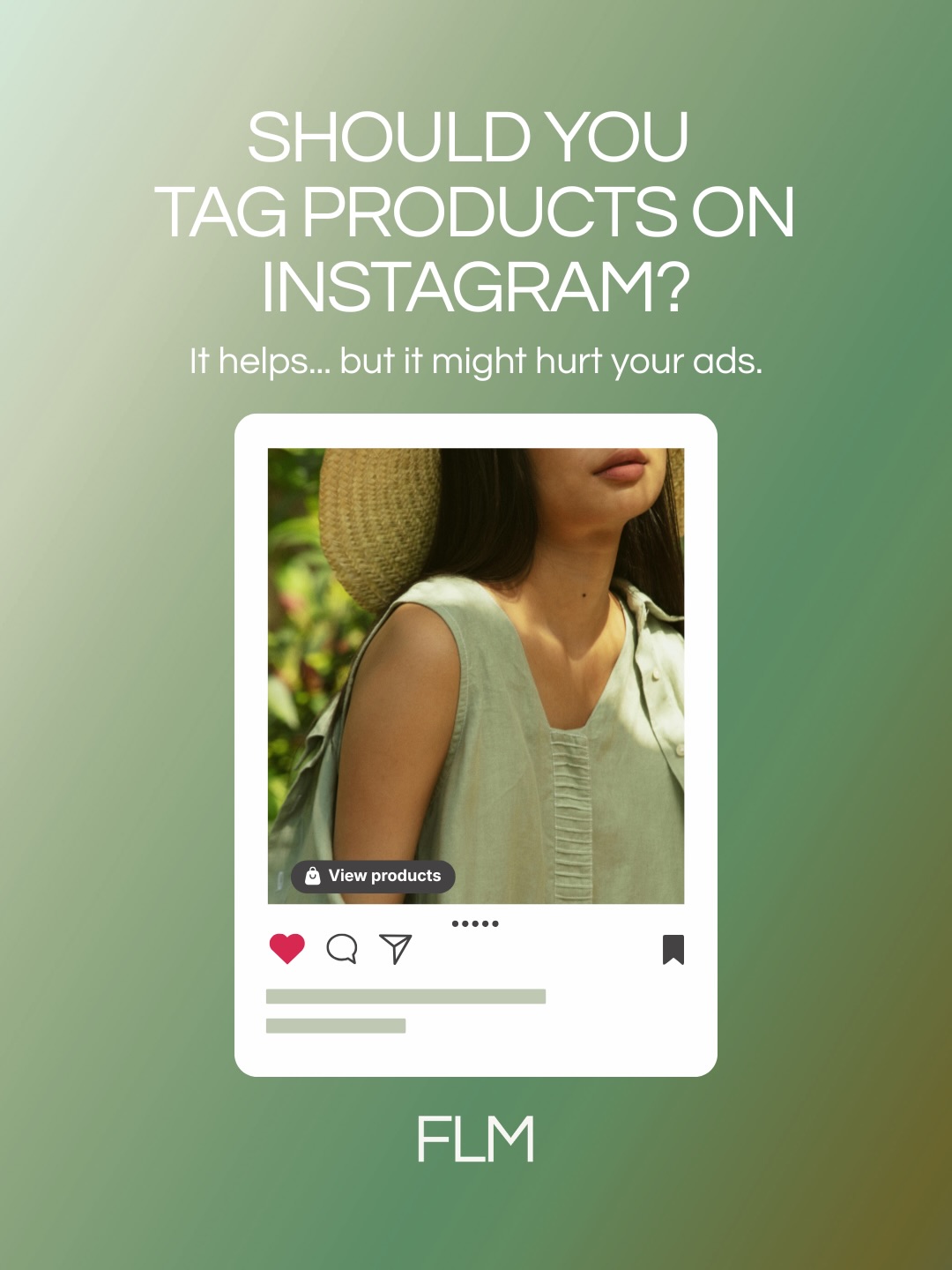 Product tags help you sell, but can limit how you scale. The key is knowing when to use them (and when not to). Swipe for the breakdown 🏷️