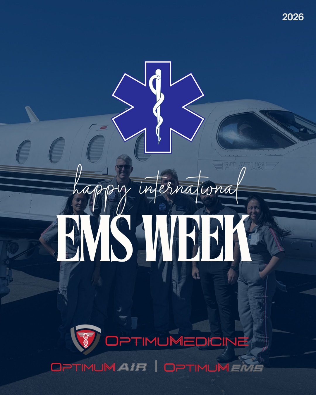 Honoring our colleagues and our very own this EMS Week. Thank you for your bravery and compassion! 💙
#EMSWeek #ems #emergencymedicalservices #airambulanceservices #optimumedicine #optimumair