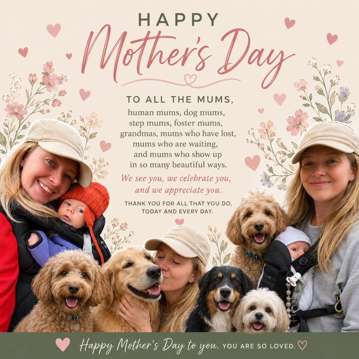 ✨ HAPPY MOTHERS DAY TO ALL THE MUMMAS OUT THERE ✨
To the human mums, the doggo mums, the expecting mummas, the mummas still hoping, the mummas who have experienced loss, the grandmas that made all the mummas, and honestly everyone in between 🤍
It wasn’t until I became a mum myself that I truly realized what women are capable of & just how much the generations before us have done for their families. The strength, sacrifice, patience, love & resilience that motherhood asks of you is something I don’t think you can fully understand until you live it yourself.
Having our little guy is the greatest gift, but our journey to get here didn’t come without struggle. IVF challenged us in ways I never expected, and it gave me such a deep appreciation for every single person walking that path right now.
So today, I also want to send the biggest love to the women going through fertility treatments, IVF, loss, waiting, uncertainty, heartbreak & hope all at once. You are stronger than you know, and your journey matters too 🤍
Today we celebrate all forms of motherhood....the loud, messy, beautiful, exhausting, heartbreaking & magical parts of it all.
You are seen. You are appreciated. You are doing an incredible job. ✨ BIG LOVE BISCUITS FAM 🩷