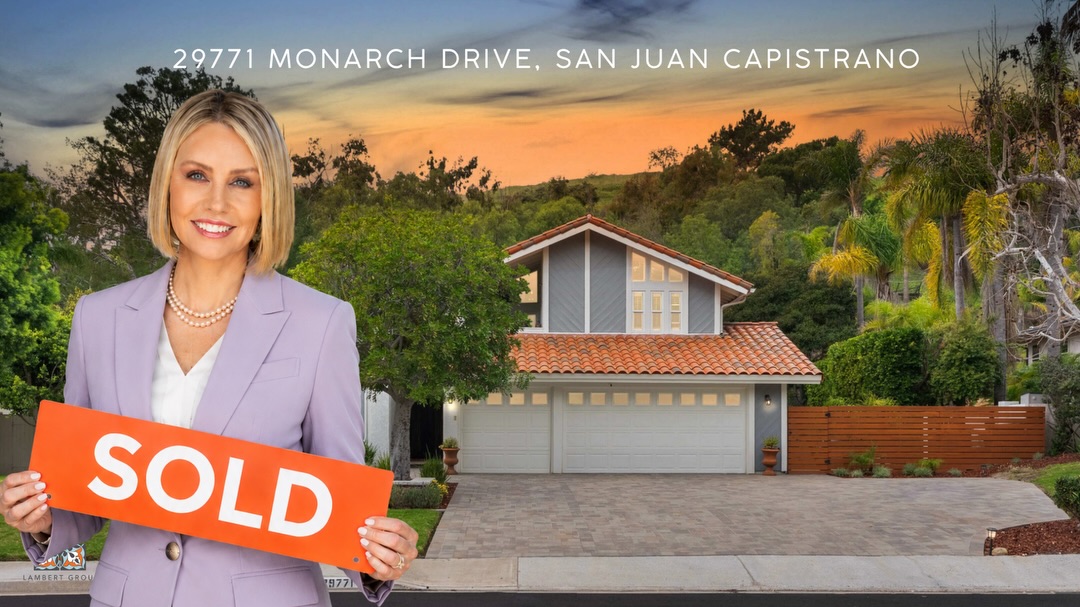 Just Sold in San Juan Capistrano ✨
29771 Monarch Drive has officially closed at $2,089,000. This stunning 4 bedroom, 3 bath estate with 3,180 sqft on an expansive 25,500 sqft lot delivered the perfect blend of luxury, privacy, and outdoor living.
From the sophisticated interior design to the resort-style grounds, this property captured everything buyers love about the San Juan Capistrano lifestyle. A truly special home in one of South Orange County’s most sought-after communities.
Grateful to bring another successful closing to the finish line.
👉 Thinking about selling in San Juan Capistrano? Let’s connect.
Audra Lambert | Realtor®
DRE 01909872
📞 (949) 697-2232
📧 audra@lambertgrouphomes.com
Realty One Group West
DRE: 02172339, 02226265, 01700814, 02198691, 02206550
#justsold #sanjuancapistrano #luxuryrealestate #homesold #ocrealtor
